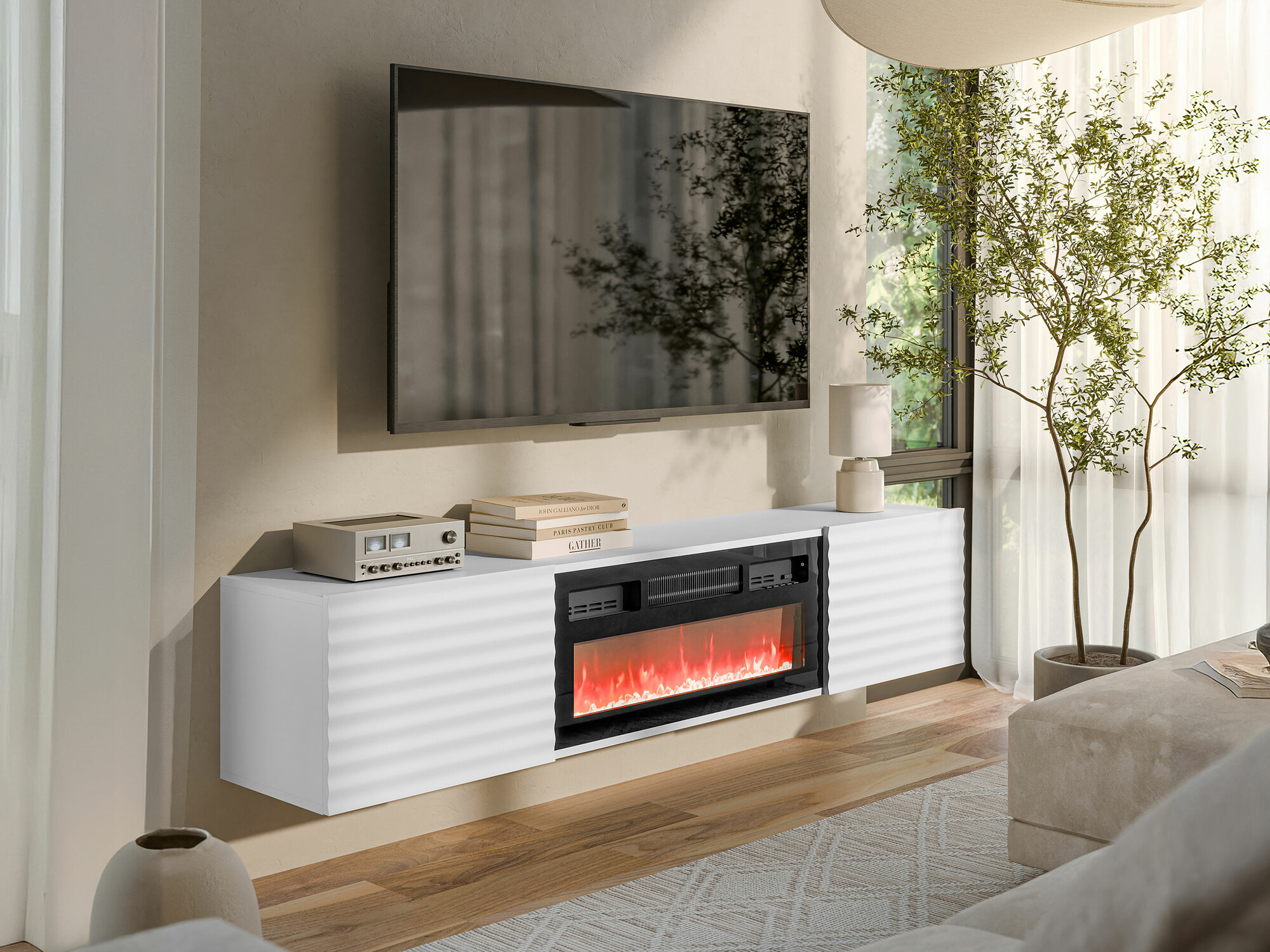 Mueble TV Charlotte 206 (Blanco)