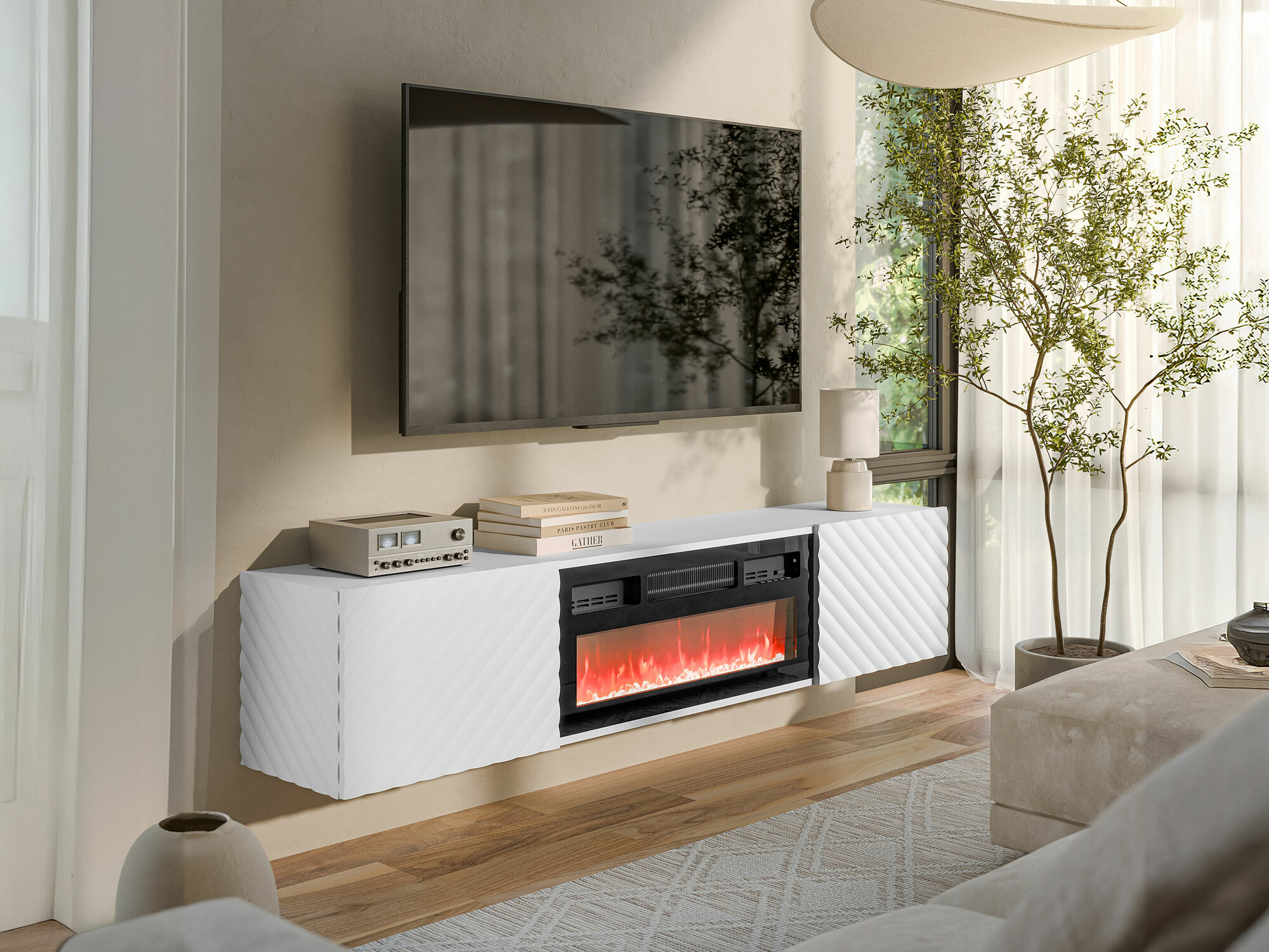 Mueble TV Charlotte 207 (Blanco)