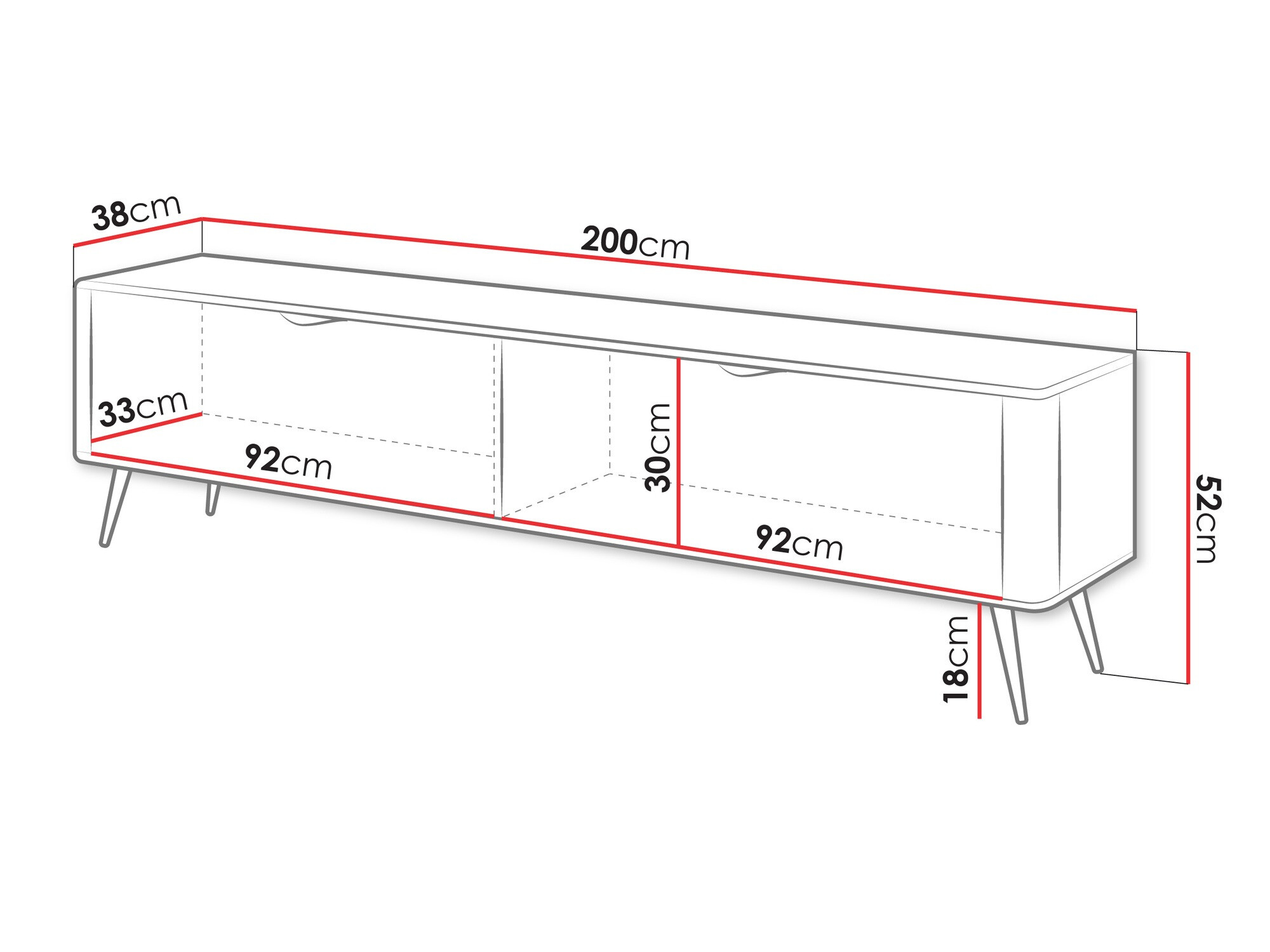 Mueble TV Versoe 105 (Grafito)