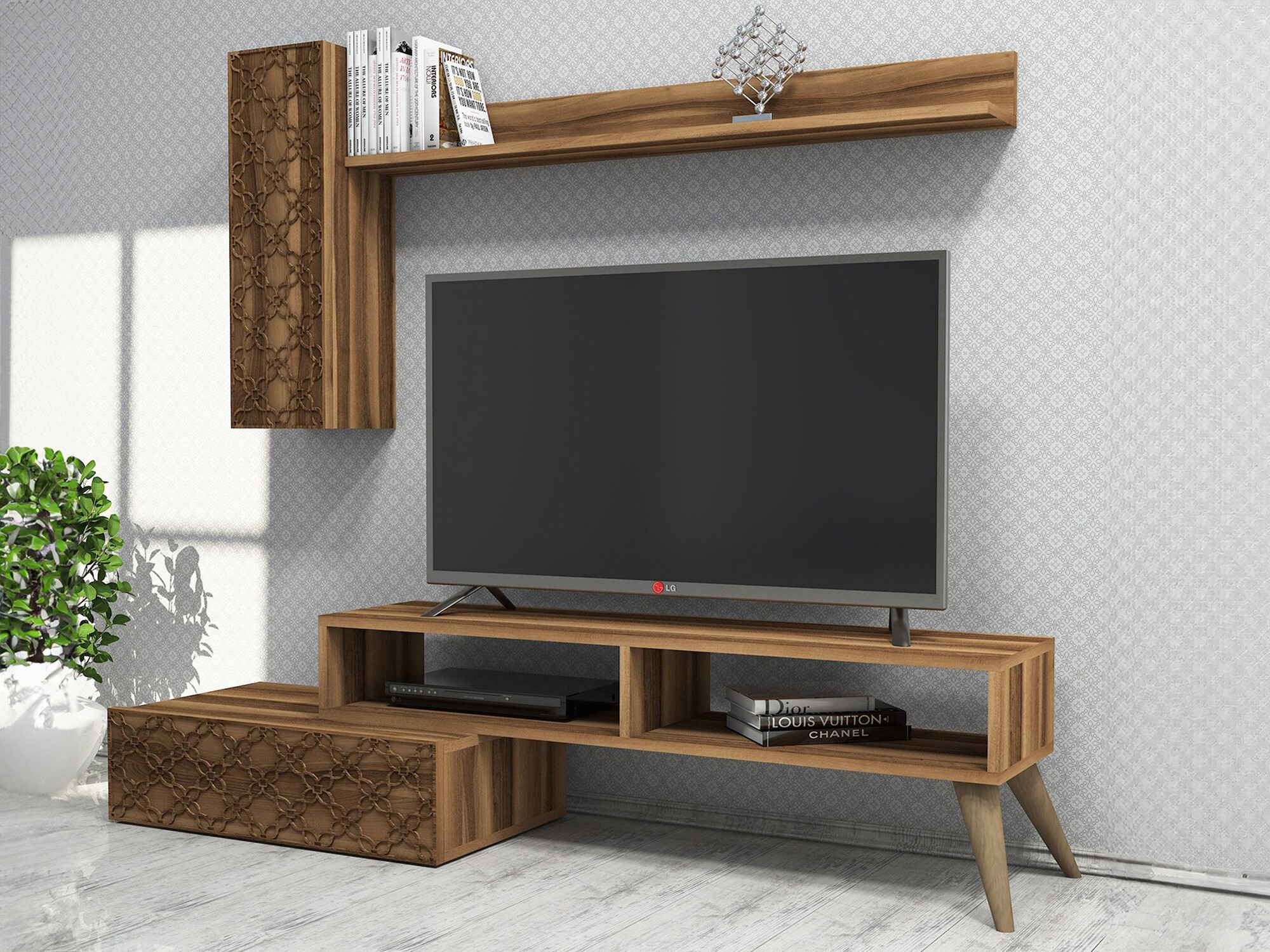 Conjunto de salón Kailua 1561 (Nuez)