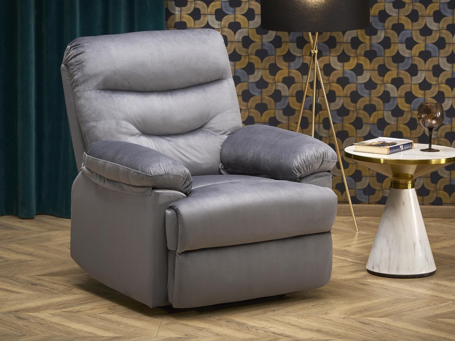 Sillón reclinable Houston Terra (Gris)