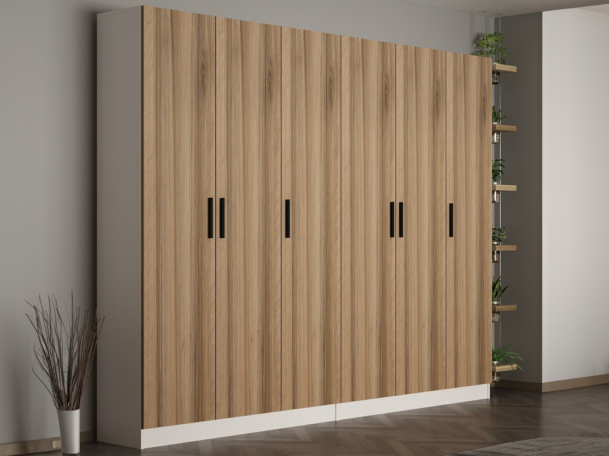 Armario Kailua A143 (Blanco + Nuez)