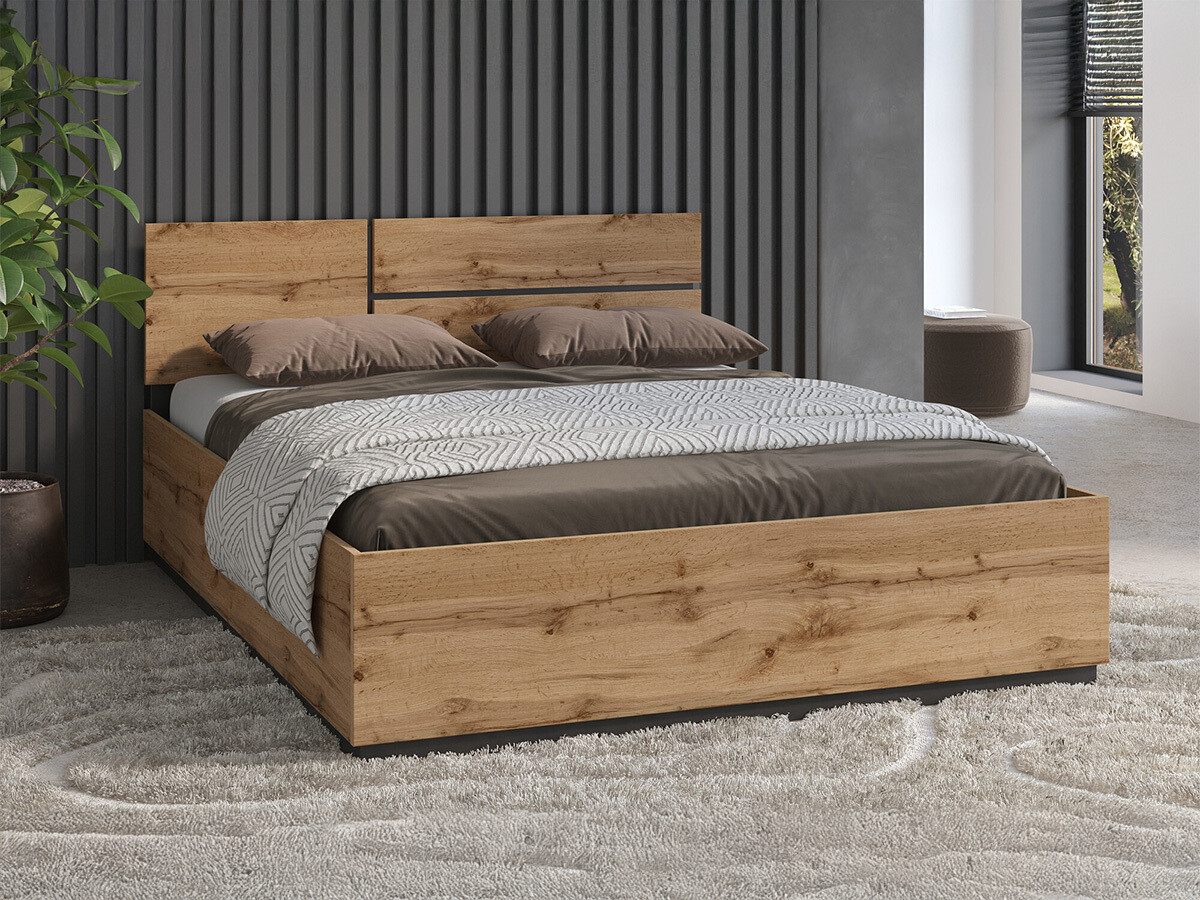 Cama Alfere 123 (Roble wotan)