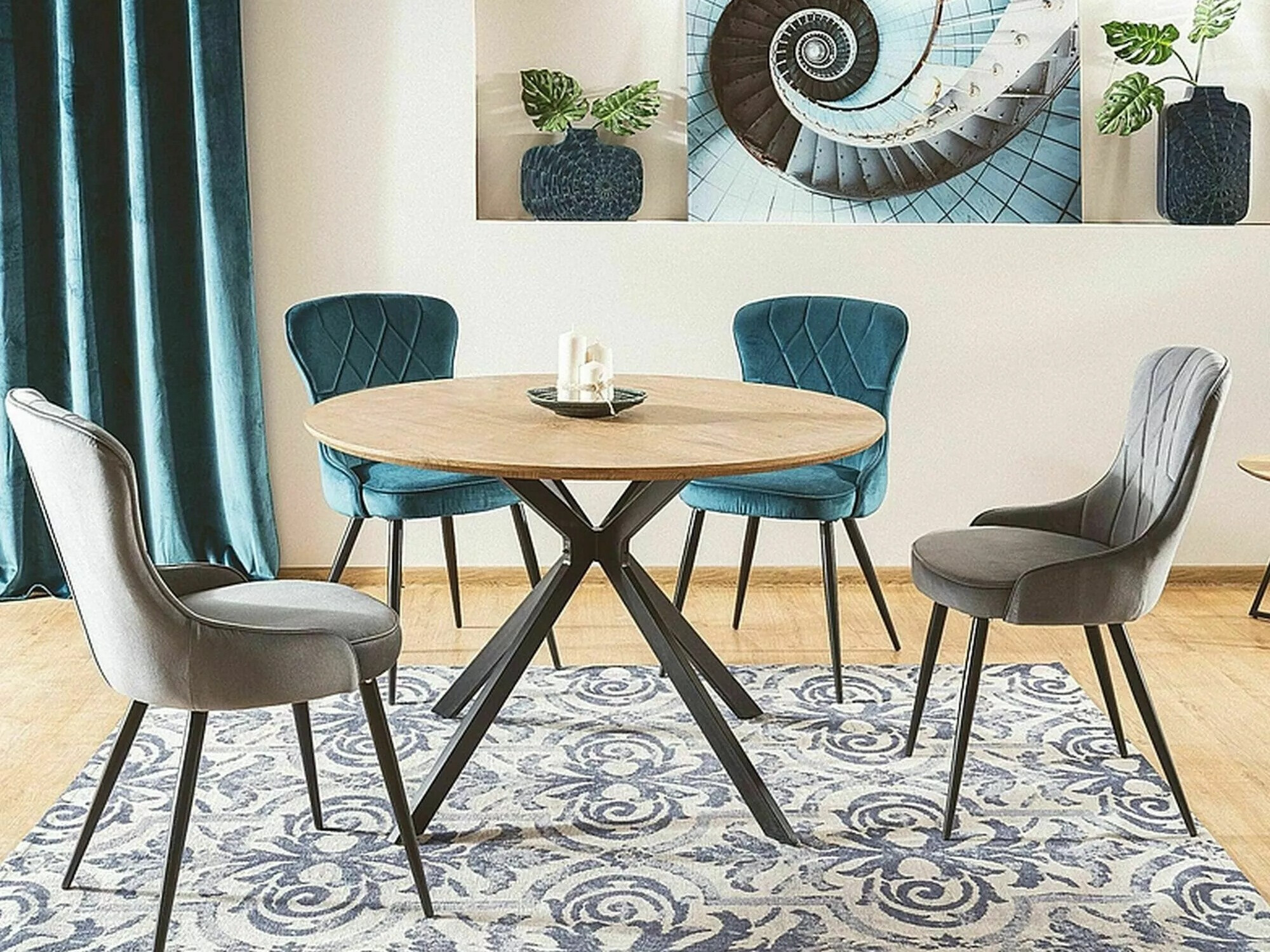 Silla Detroit 524 (Gris)