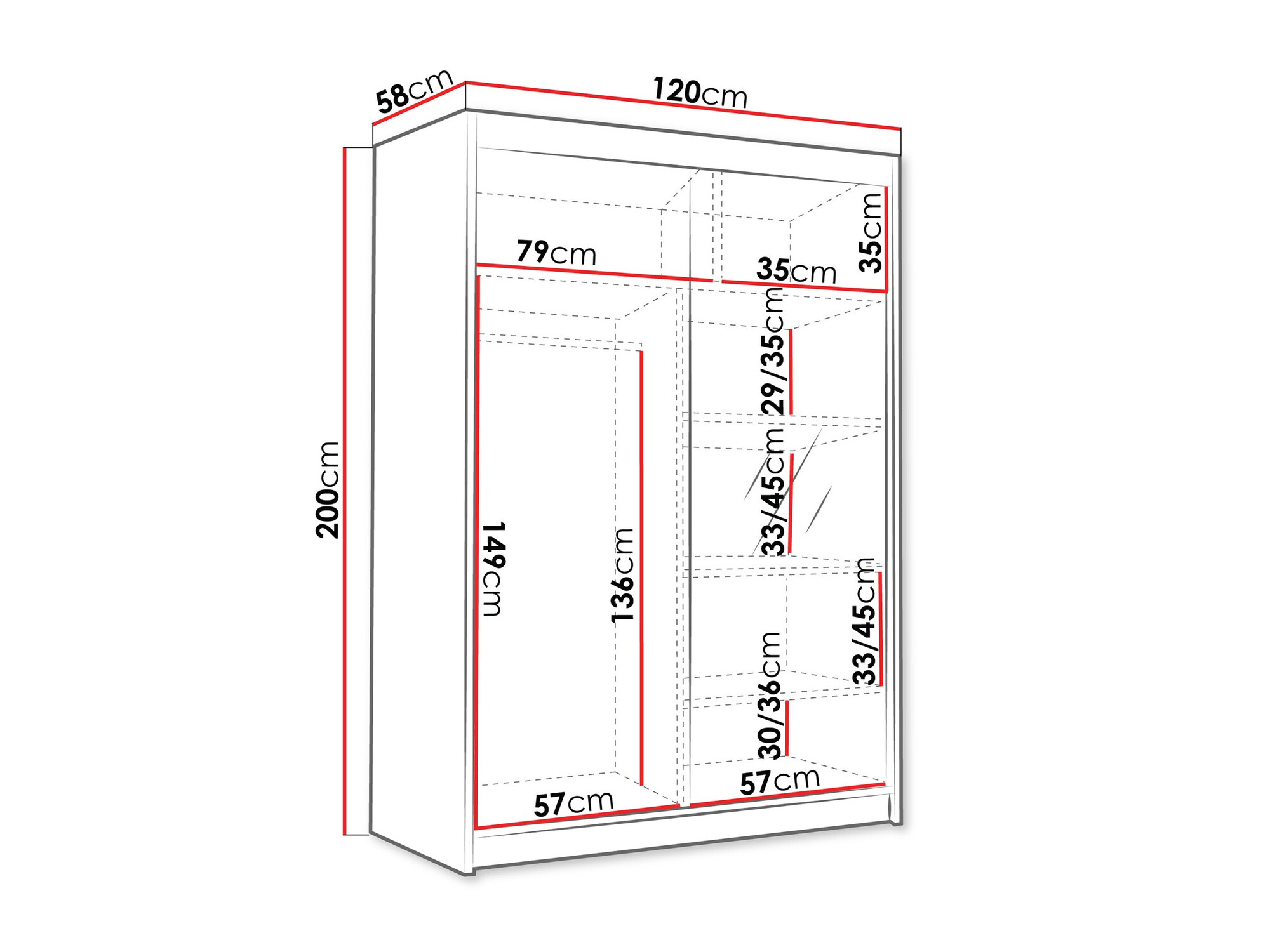 Armario Closico Fornix III (Blanco)