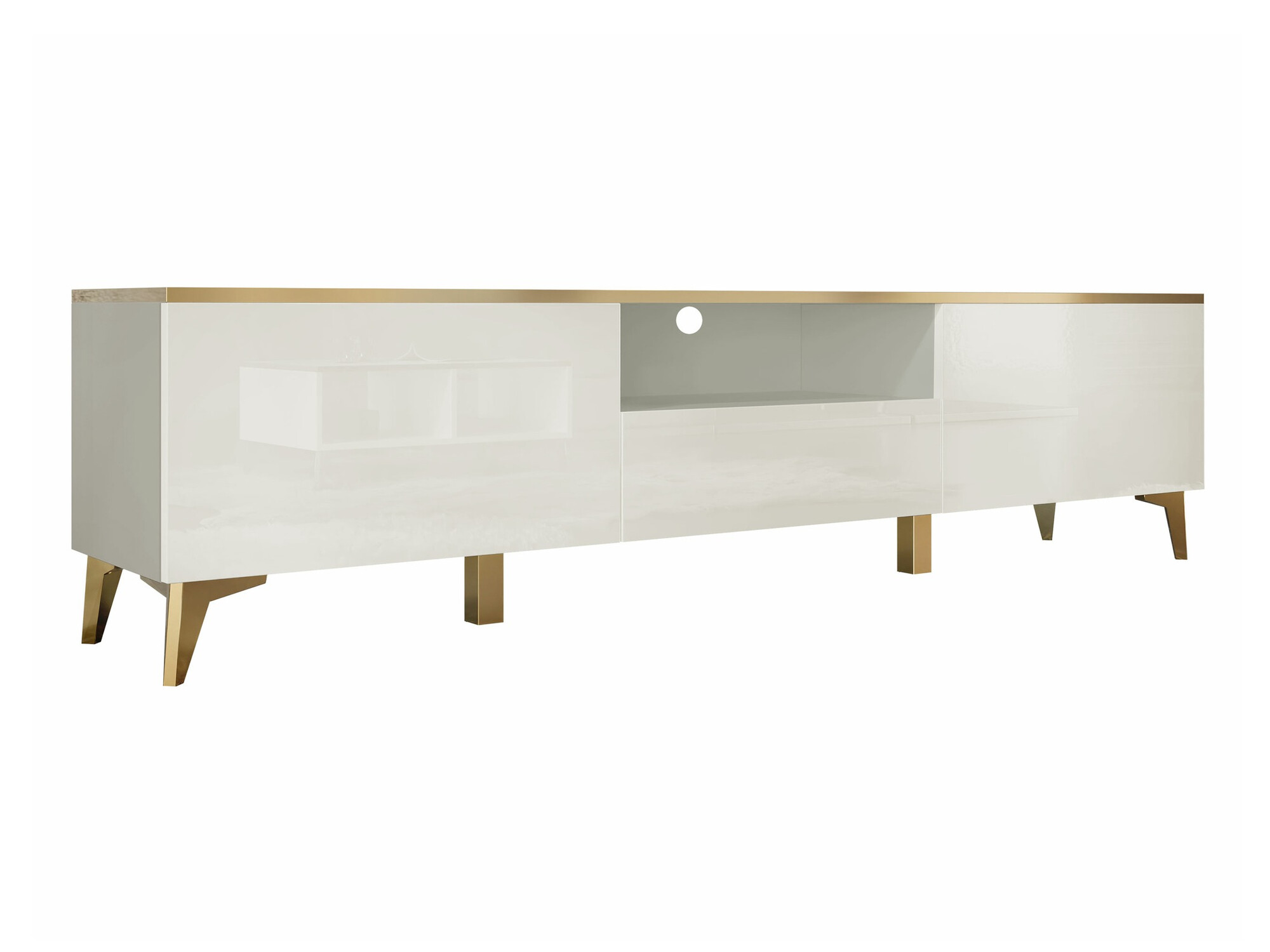 Mueble TV Comfivo 490 (Beige + Brillo beige)