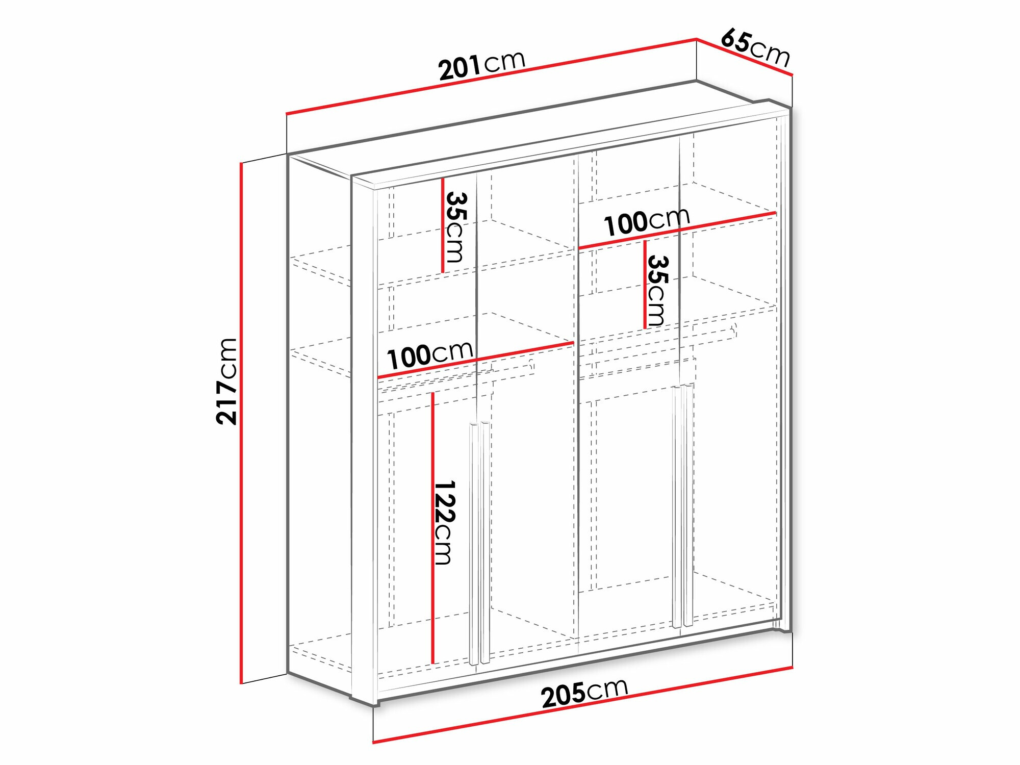Armario Calcalo 101 (Beige)