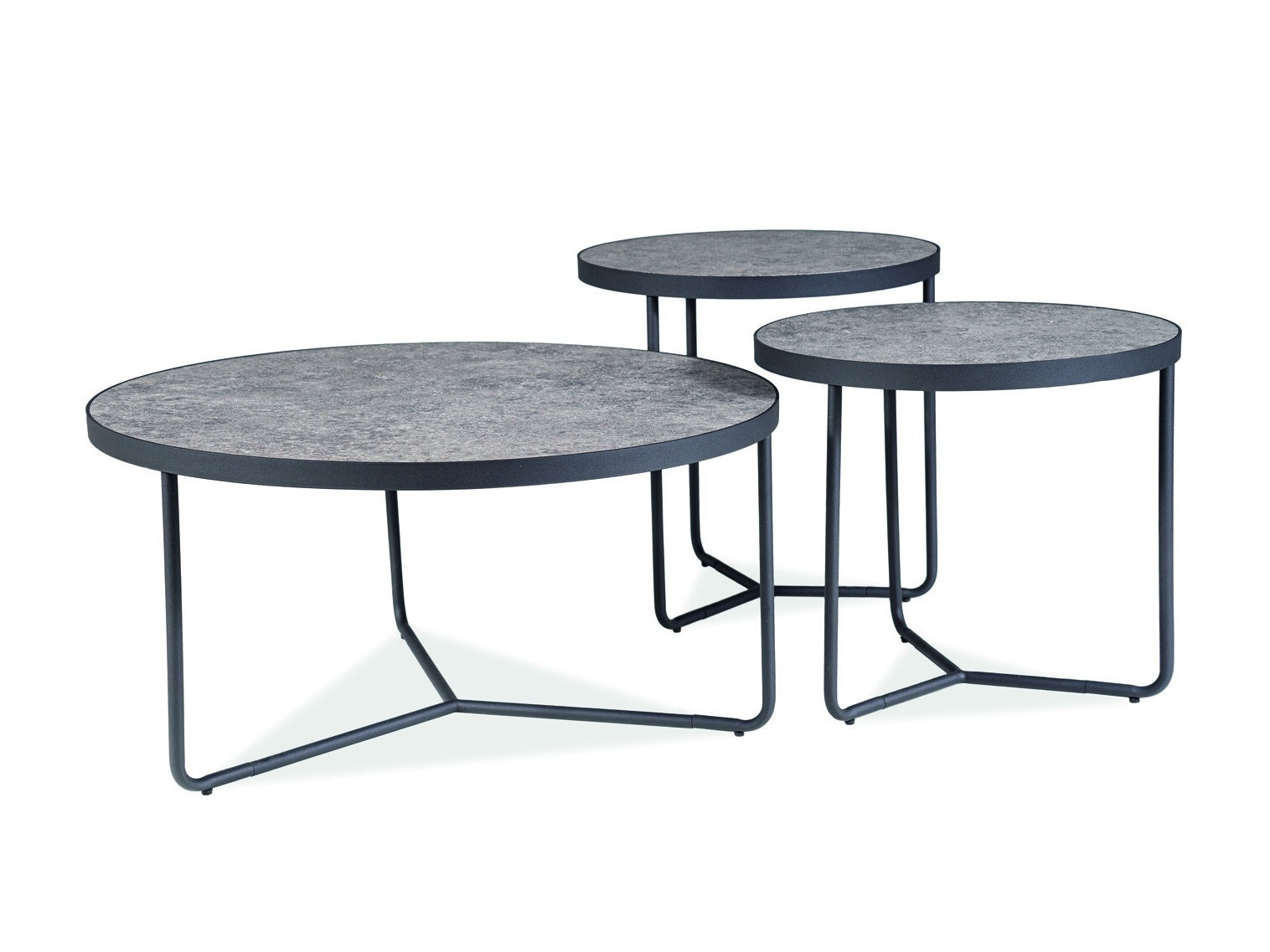 Conjunto mesa de centro Detroit 570 (Hormigón)