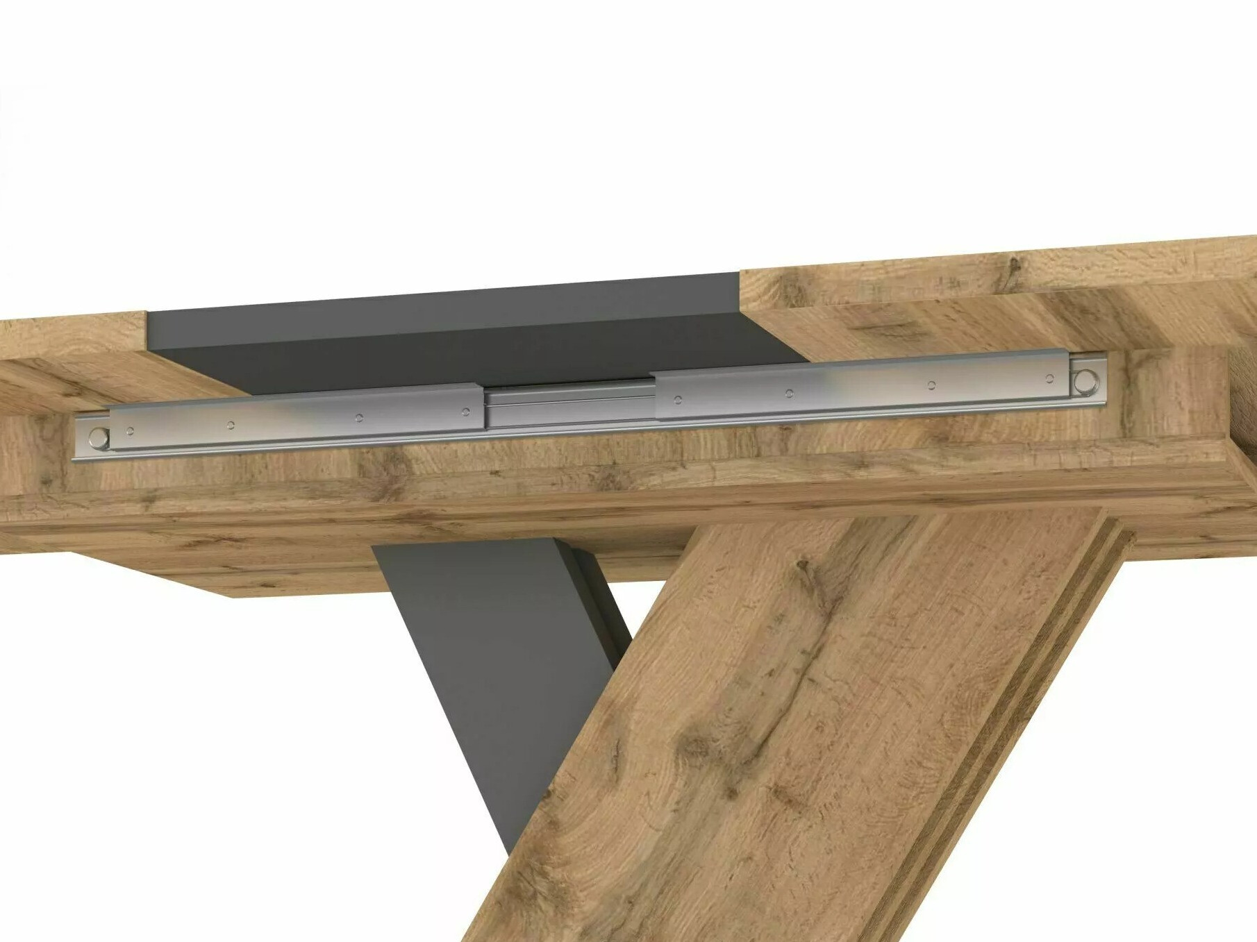 Mesa Detroit 568 (Roble Artisan + Antracita)