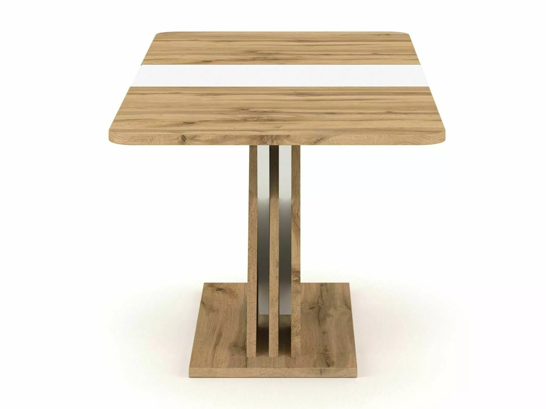 Mesa Detroit 568 (Roble wotan + Blanco)