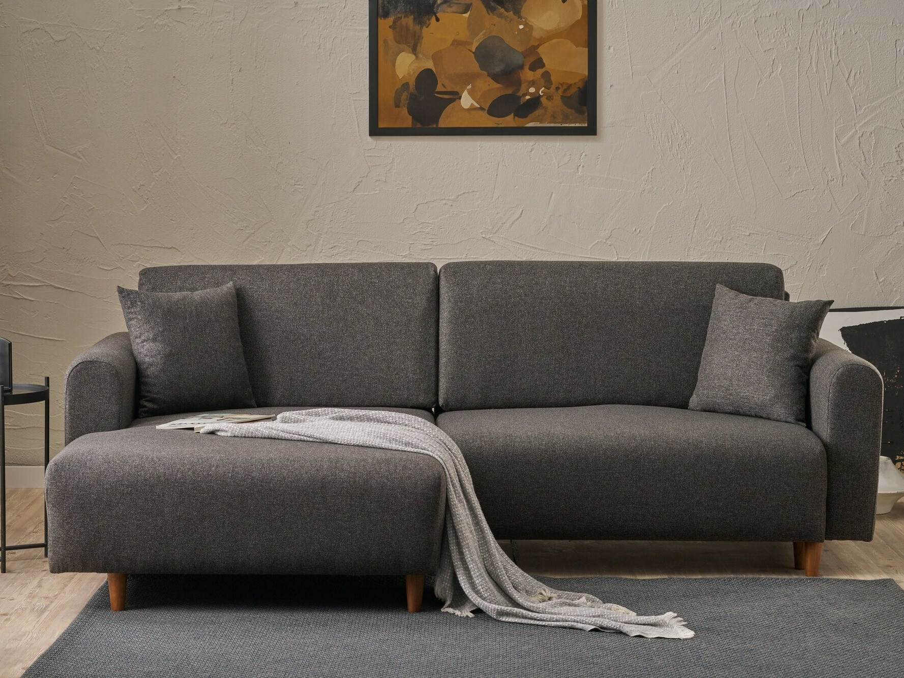 Sofá rinconero Altadena 592 (Antracita)