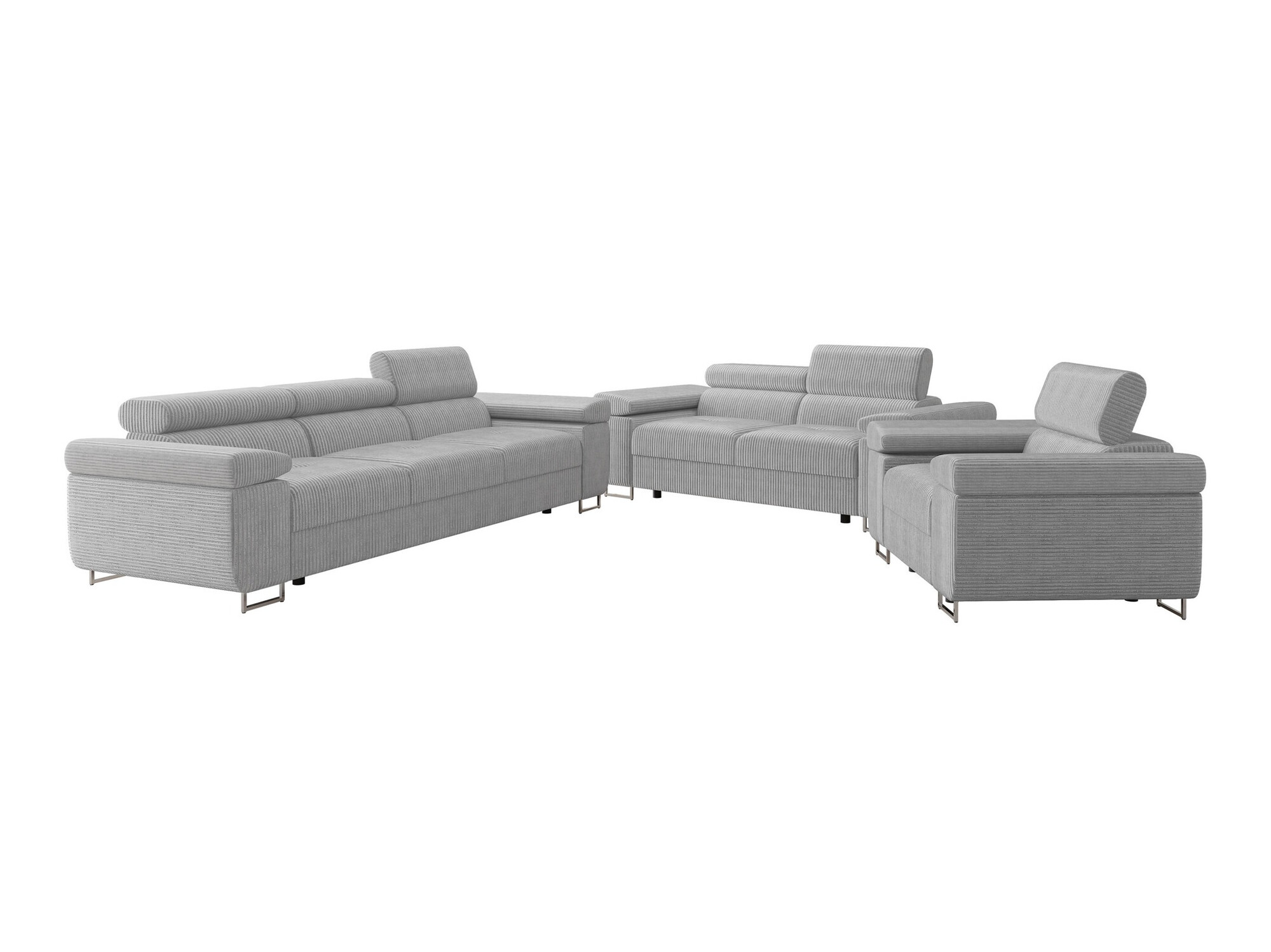 Conjunto de muebles tapizado Comfivo Vinetum (Poso 110)