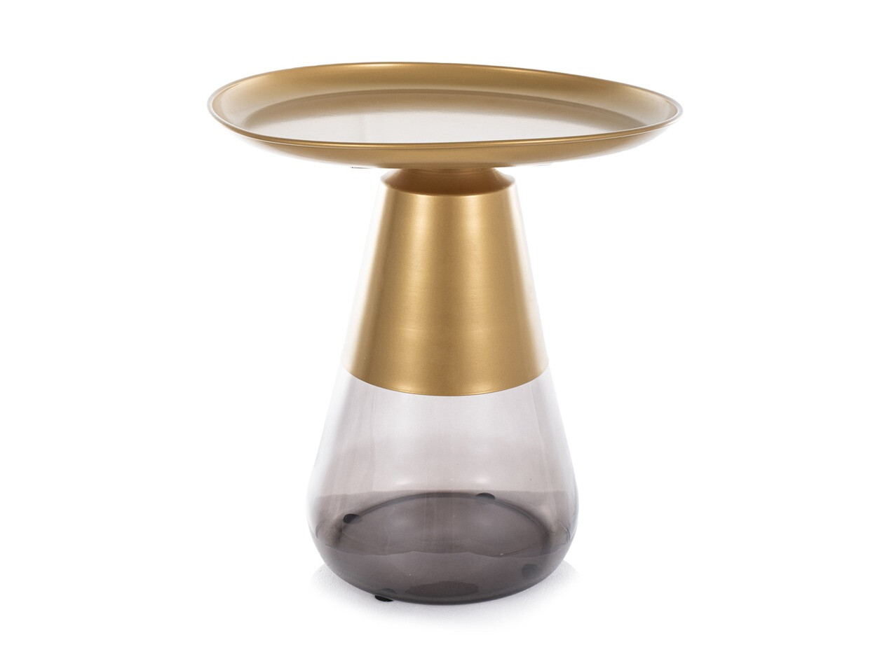 Mesa de centro Detroit 573 (Dorado + Negro)