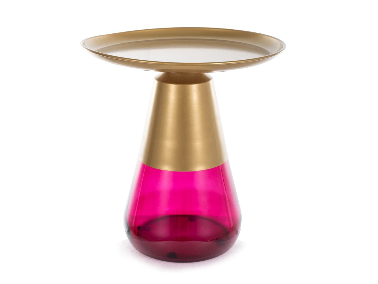 Mesa de centro Detroit 573 (Dorado + Púrpura)