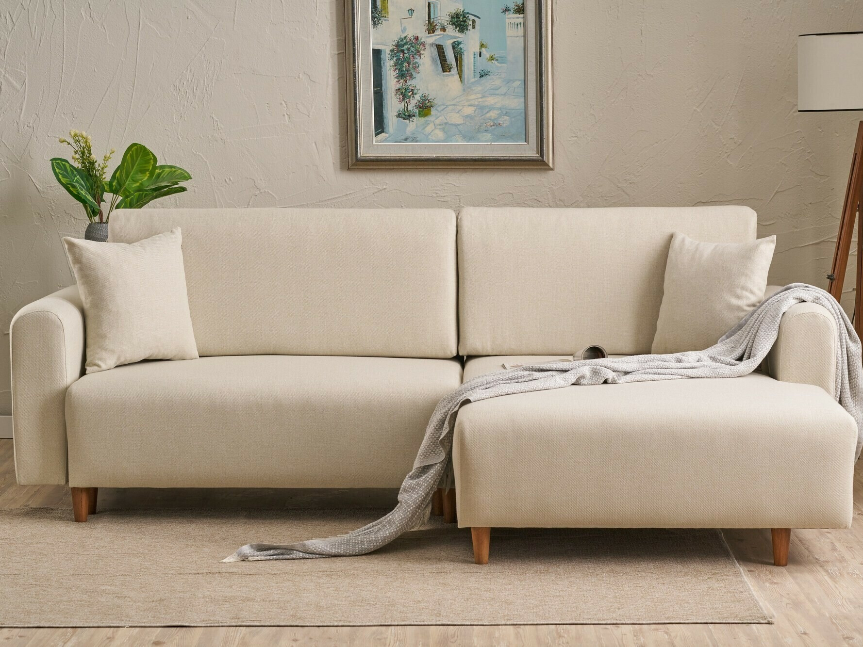 Sofá rinconero Altadena 592 (Crema)