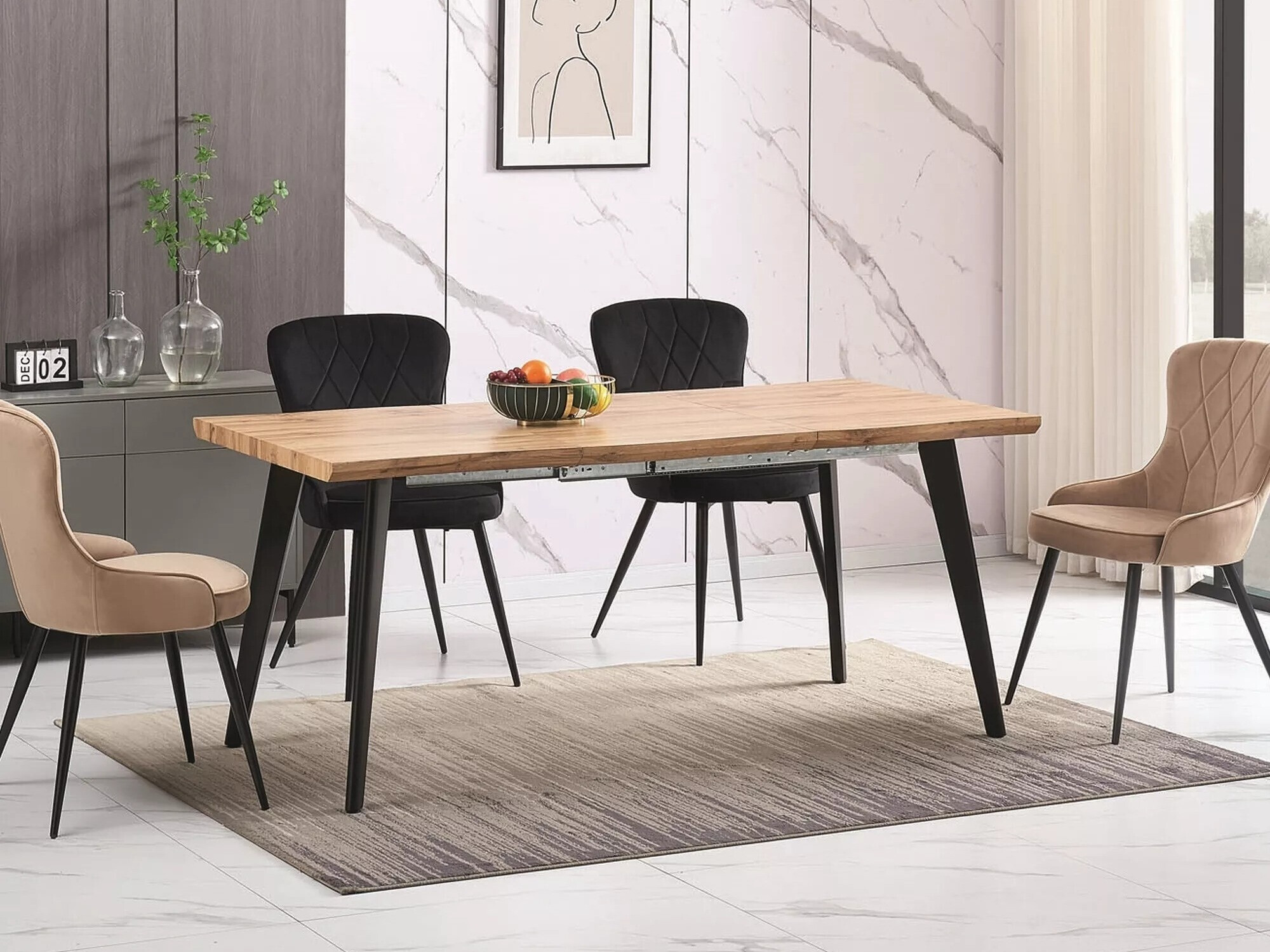 Mesa Detroit 584 (Roble)