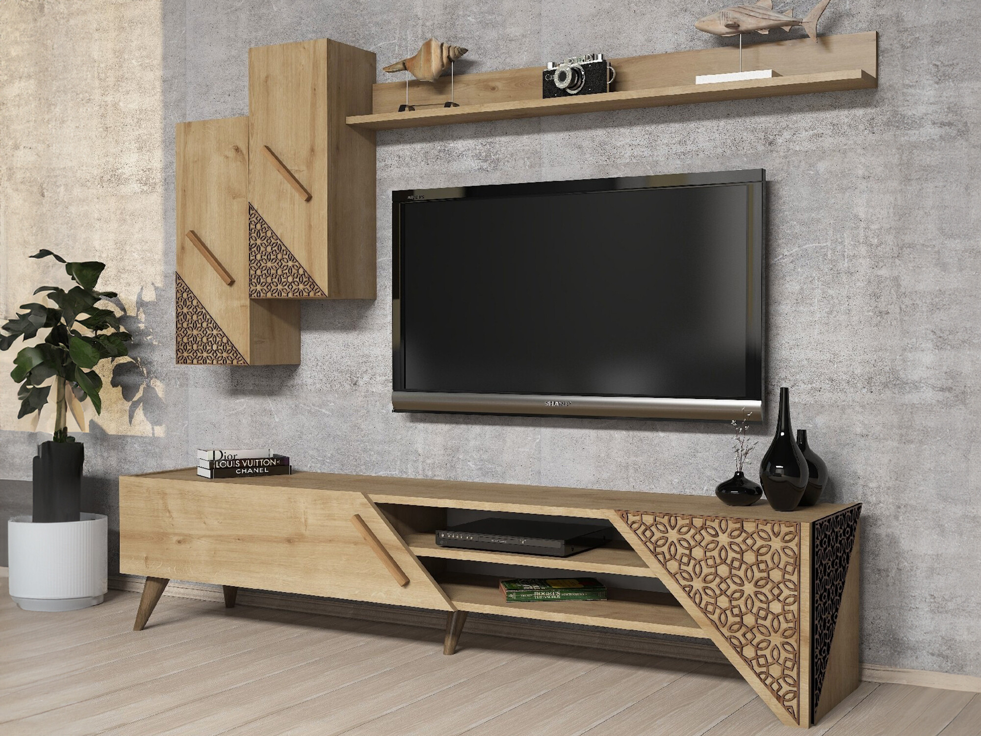 Conjunto de salón Kailua 1564 (Roble)