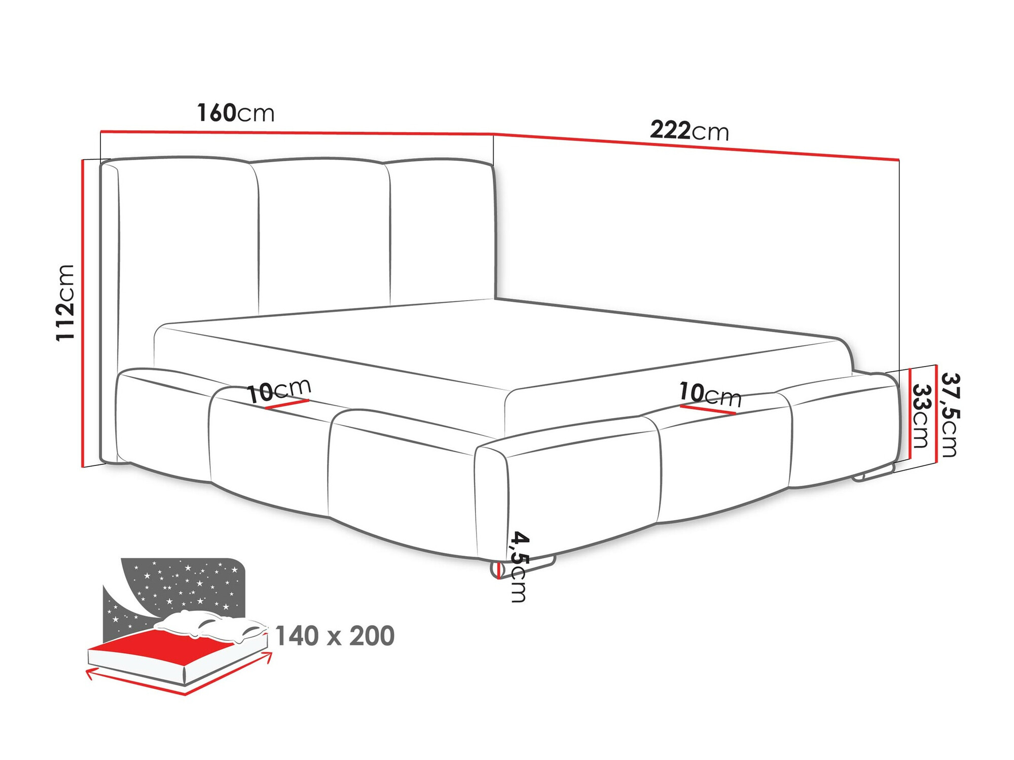 Cama Comfivo 383 (Kronos 19)