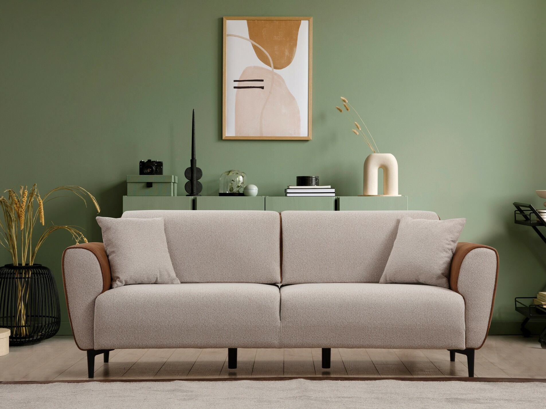 Sofá Altadena 593 (Marrón + Beige)