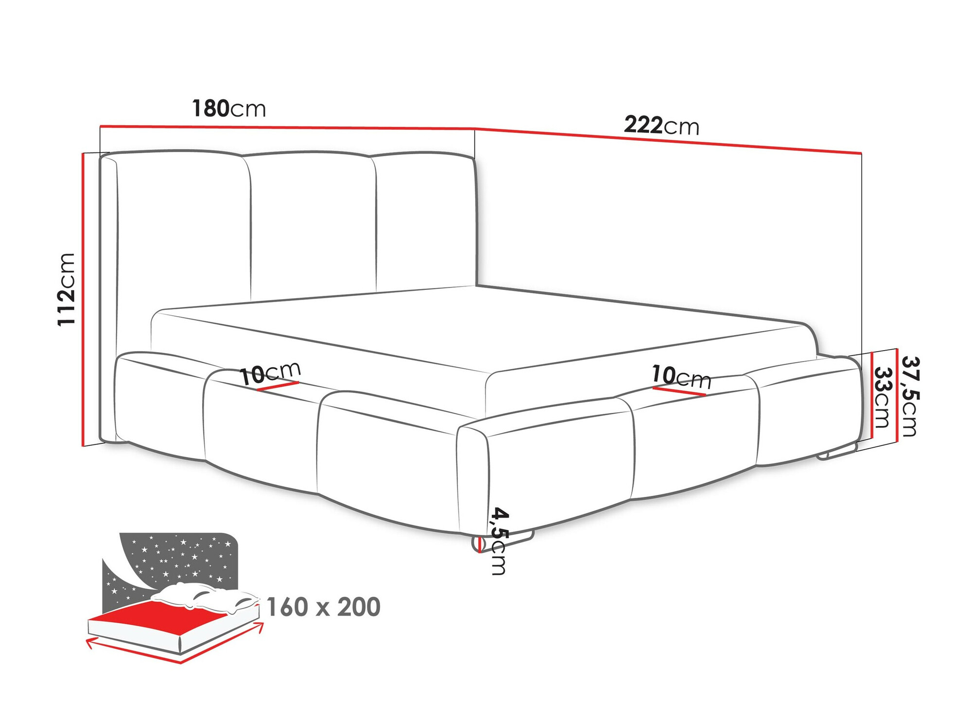 Cama Comfivo 383 (Paros 05)