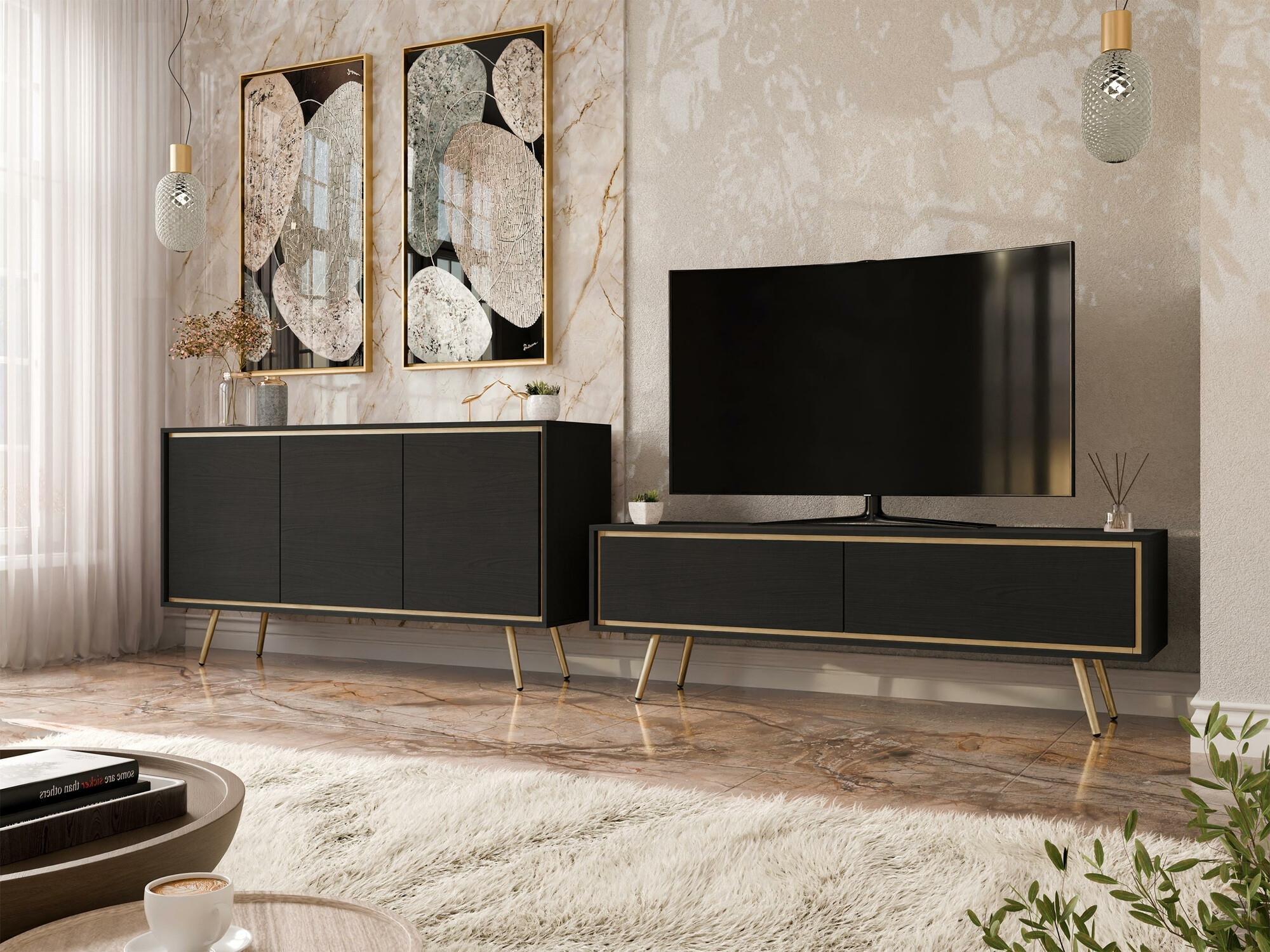 Aparador Providence 190 (Grafito)