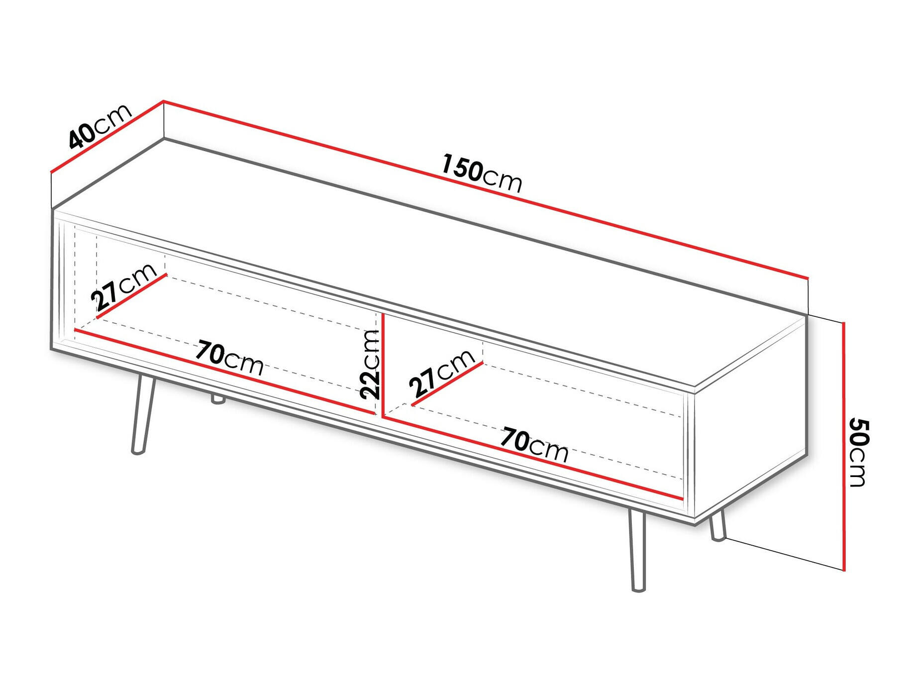 Mueble TV Providence 191 (Cachemira)
