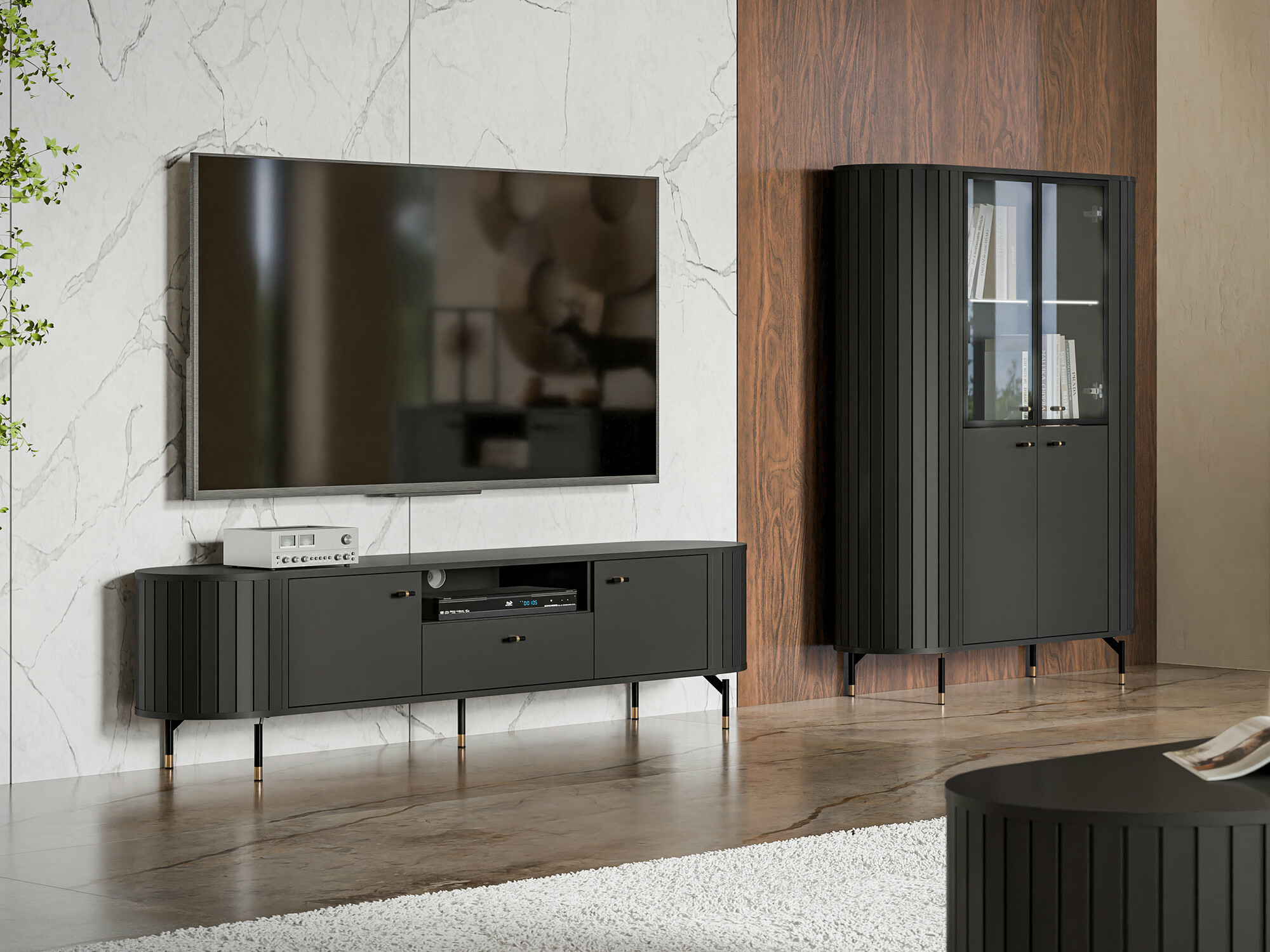 Estantería Novmono 100 (Negro)