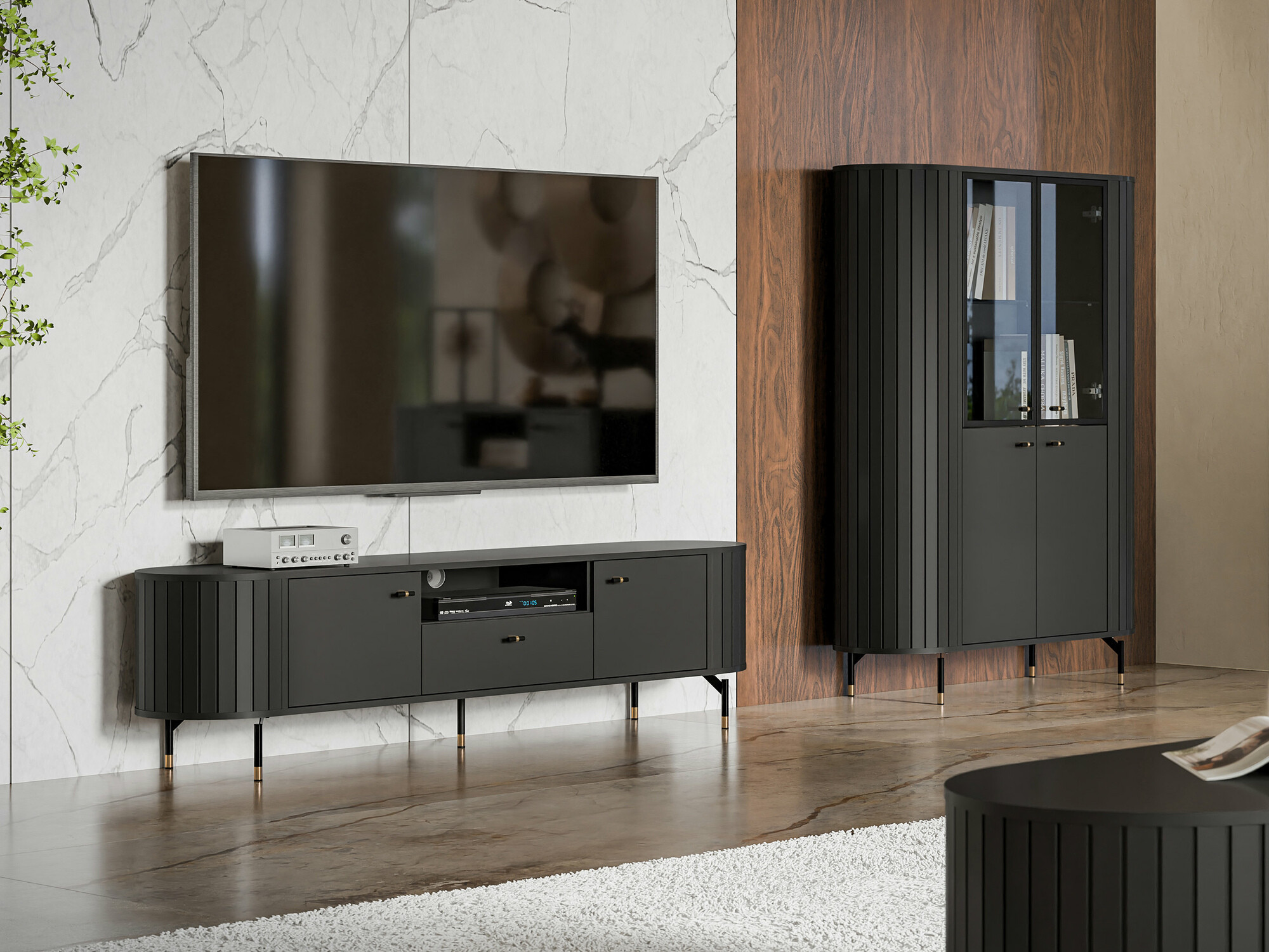 Mueble TV Novmono 104 (Negro)