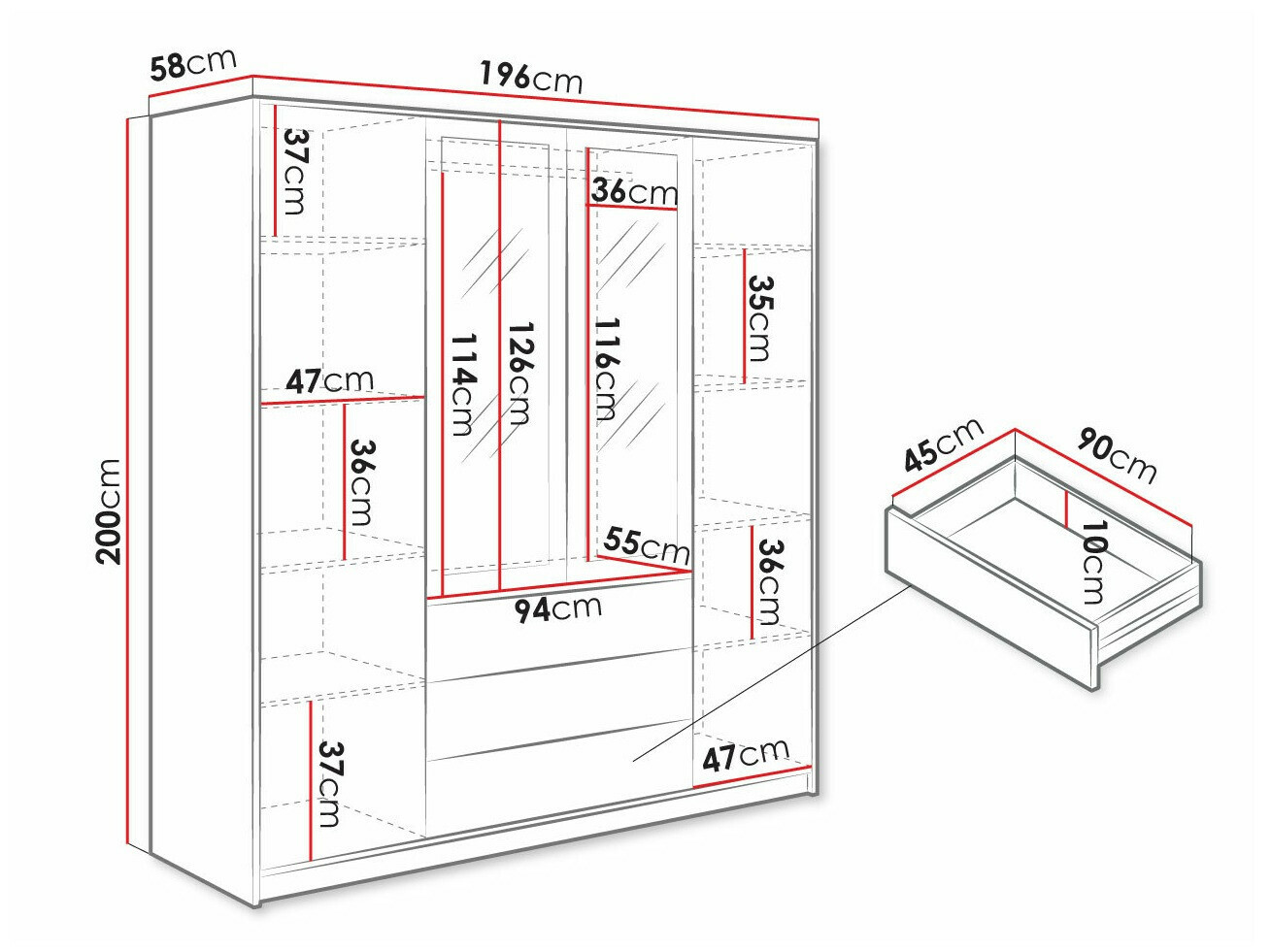 Armario Musum (Blanco)