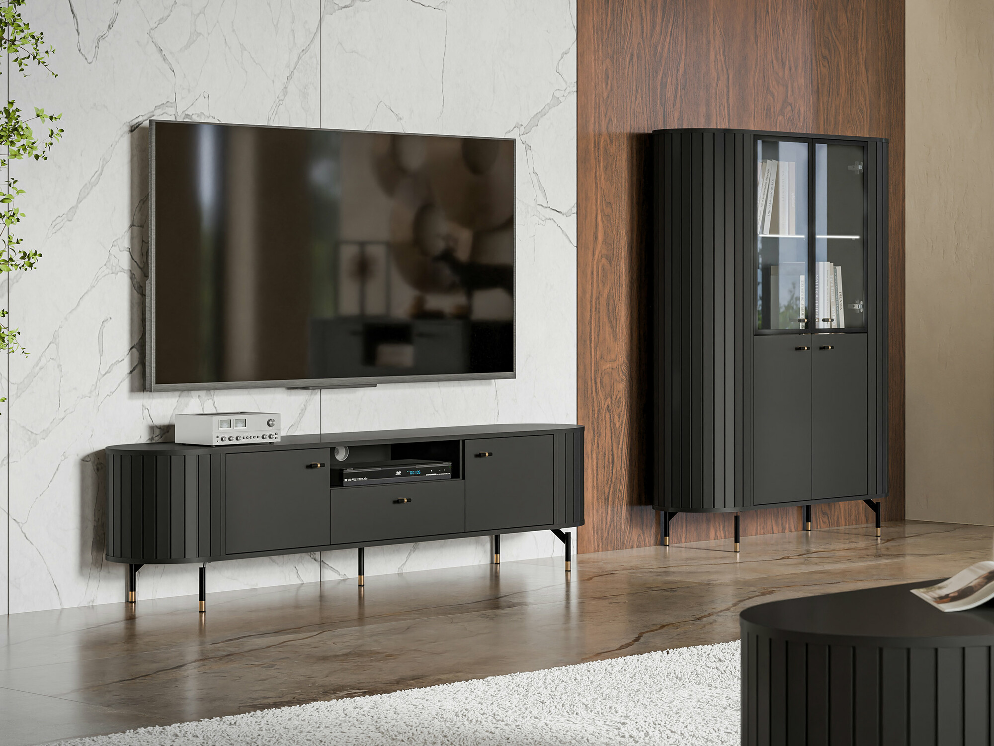 Conjunto de salón Novmono 108 (Negro)