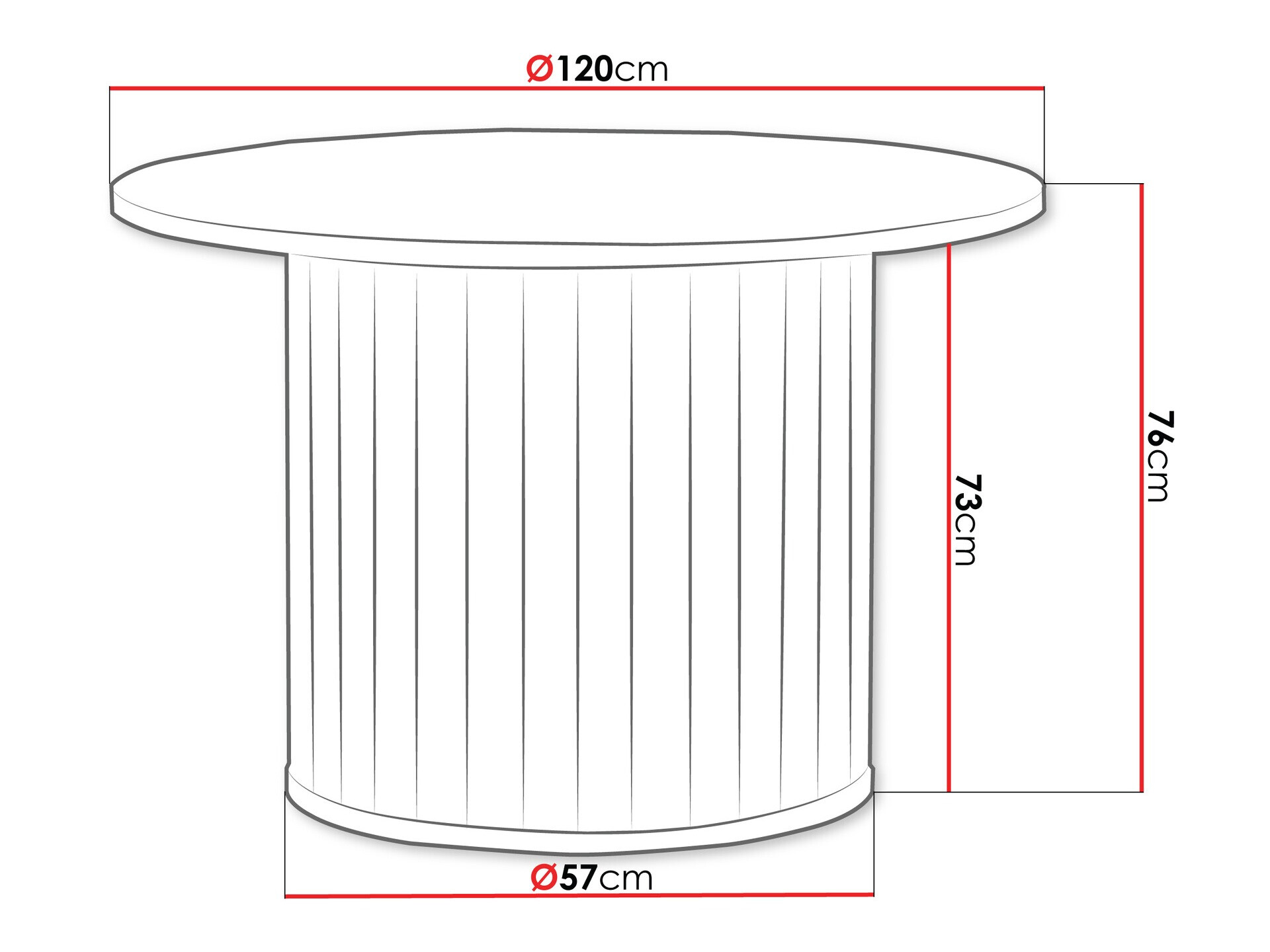 Mesa Novmono 107 (Negro)