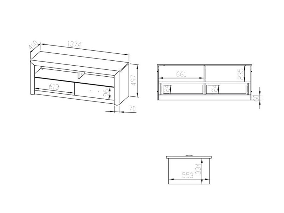 Mueble TV Madison 115