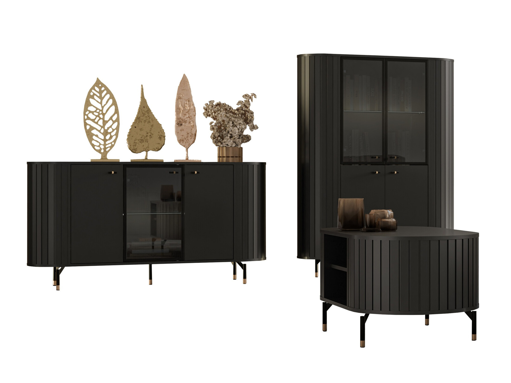 Conjunto de salón Novmono 111 (Negro)