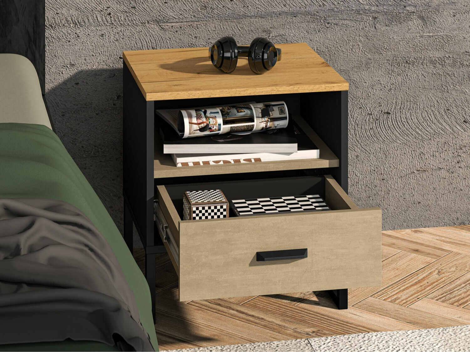 Mesilla de noche Tortiva 107