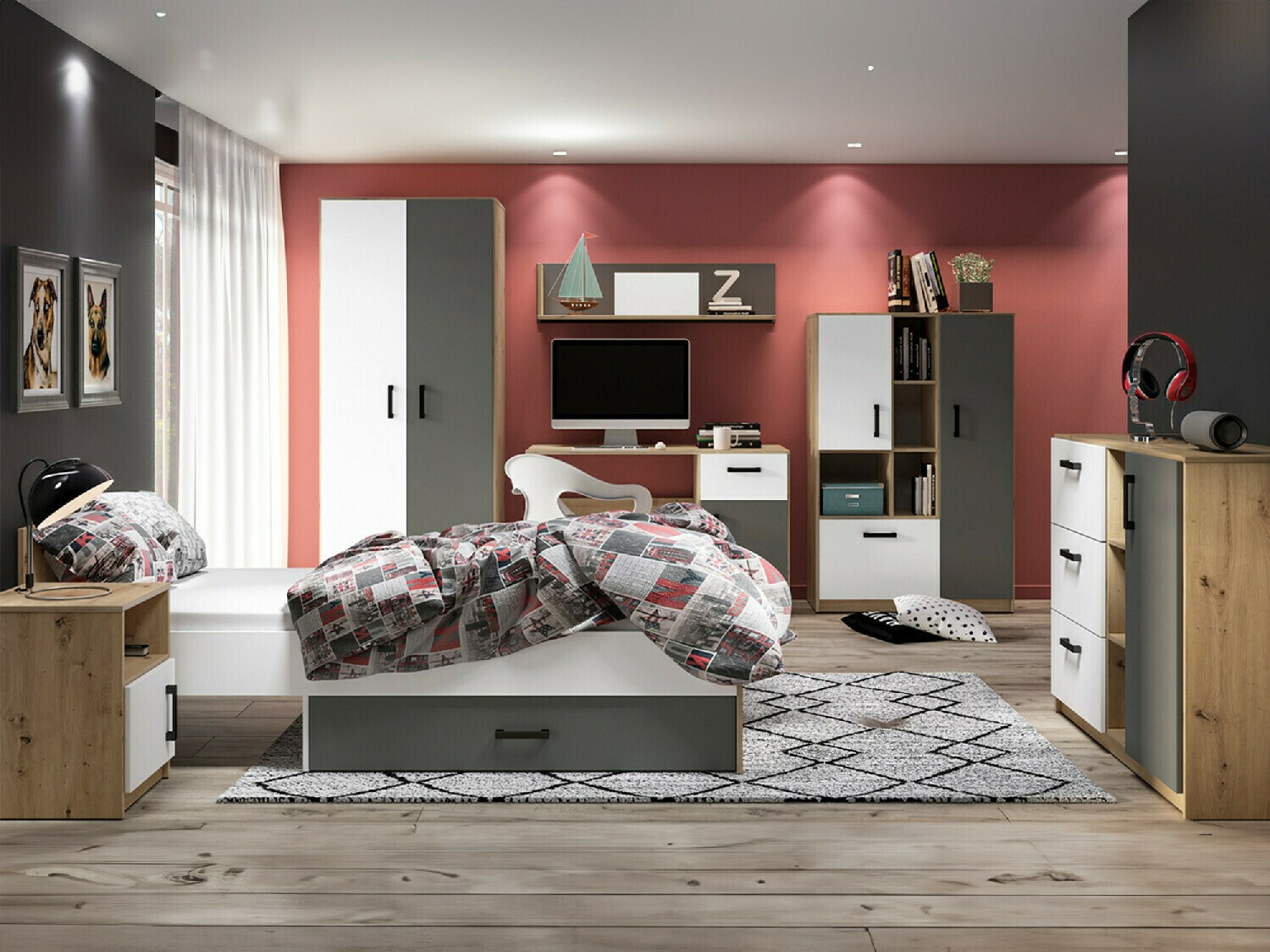 Estantería de pared Nucavu 108