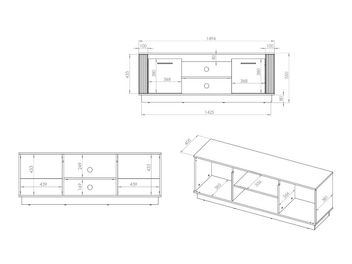 Mueble TV Livluo 104