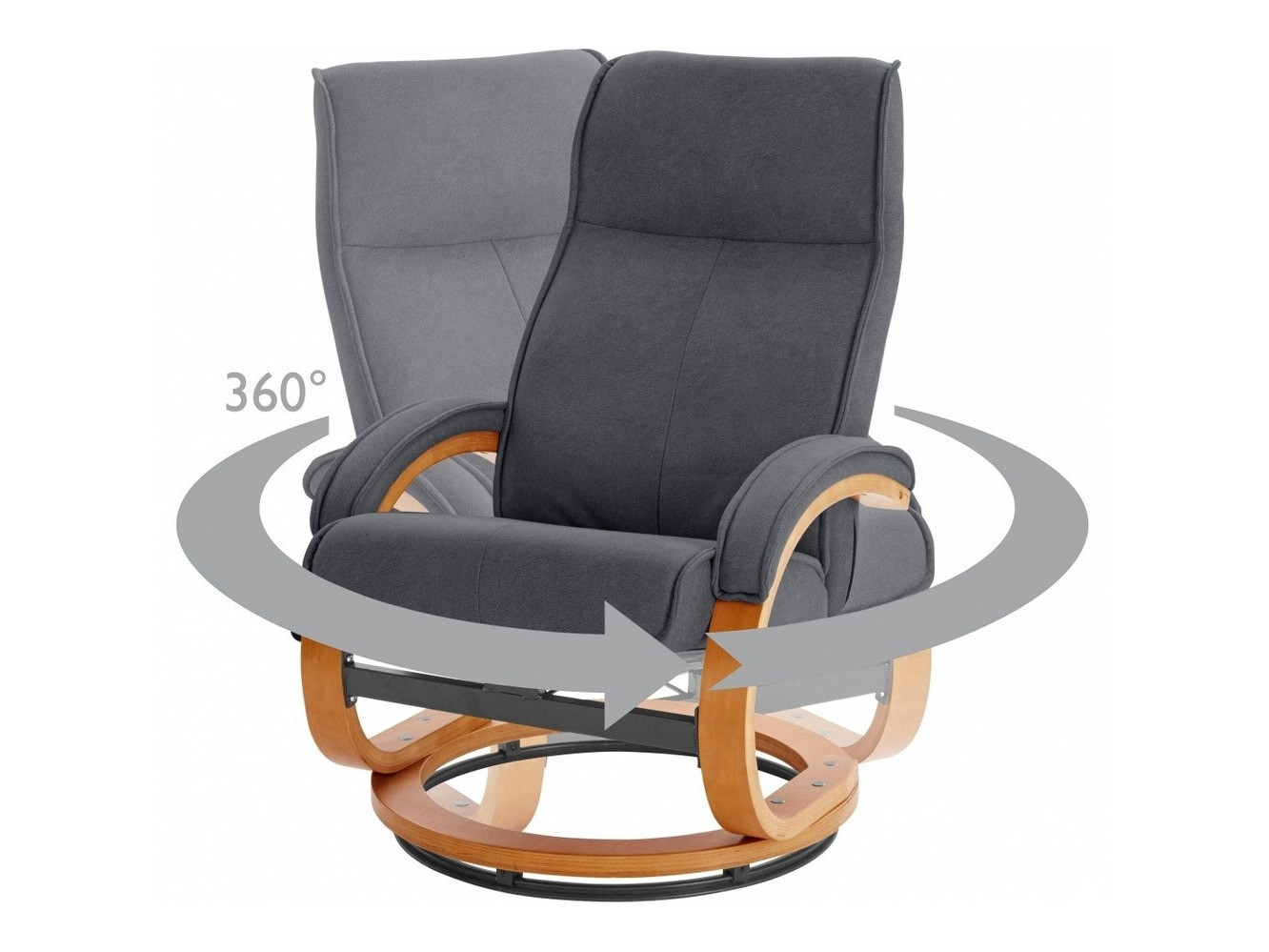 Sillón Denton 196 (Marrón + Crema)