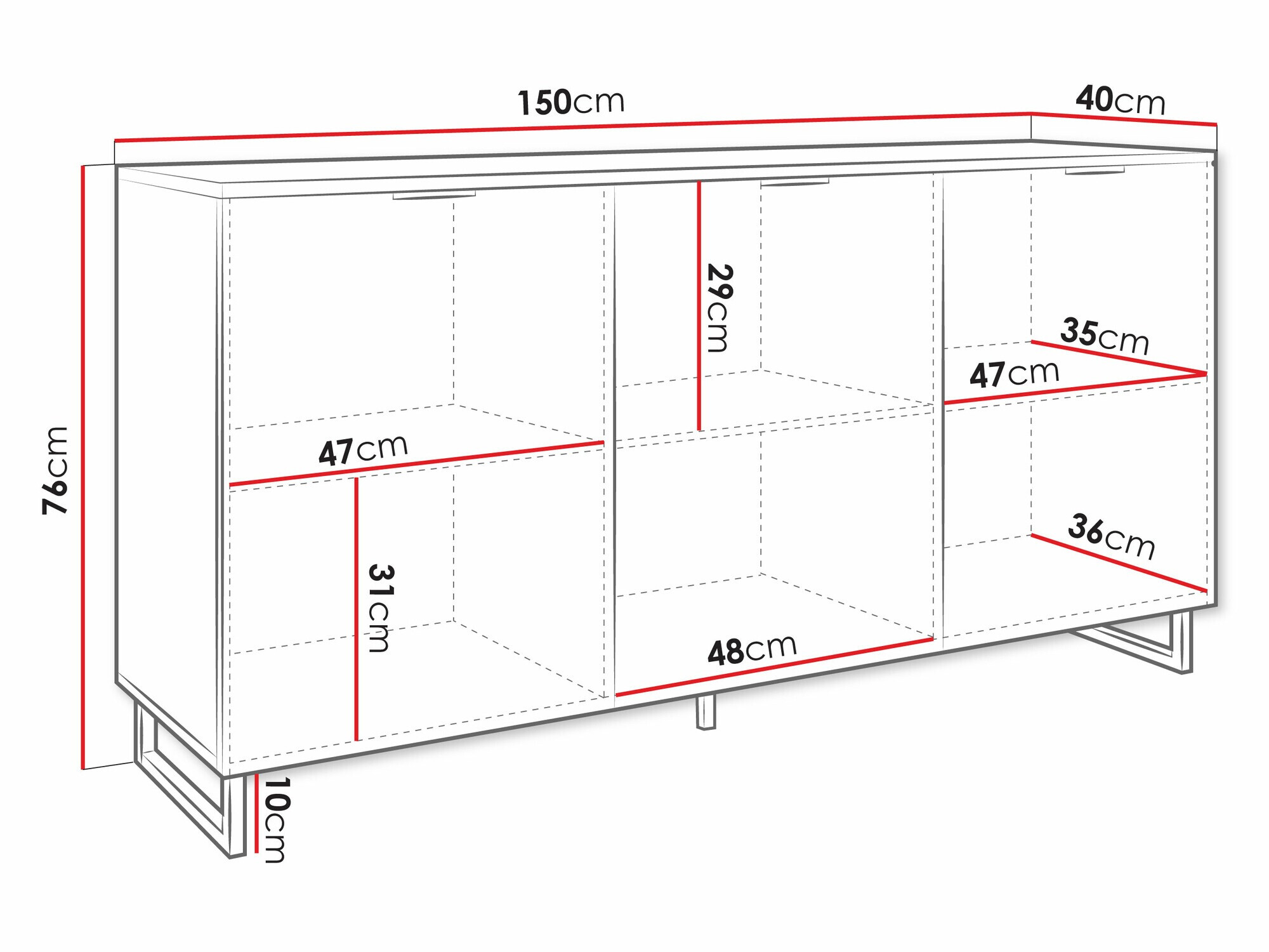 Aparador Levsoni 100