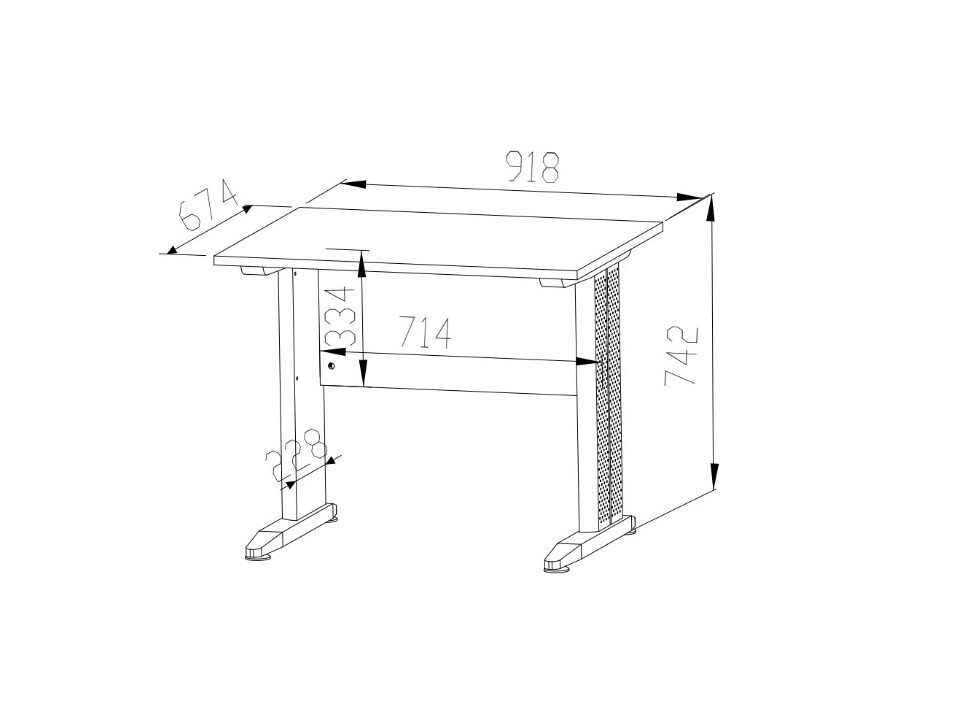 Mesa de oficina Tolbelo 110