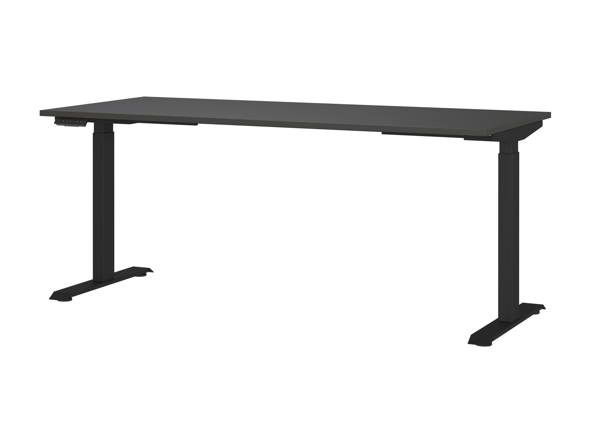 Escritorio de altura regulable Feltoru 114 (Grafito)