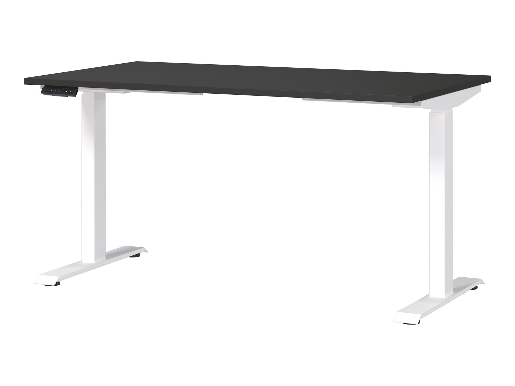 Escritorio de altura regulable Sacramento 415 (Grafito + Blanco)