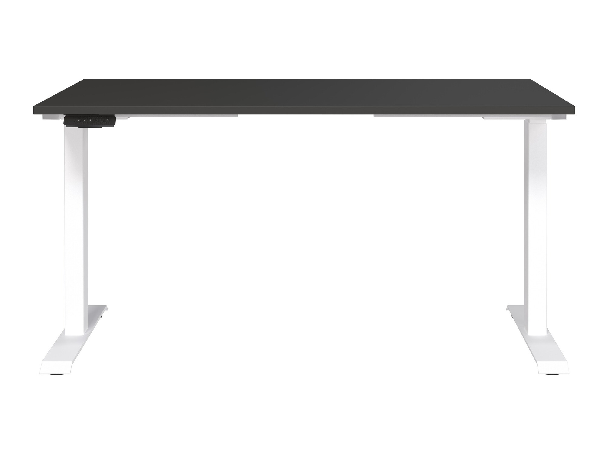 Escritorio de altura regulable Sacramento 415 (Grafito + Blanco)