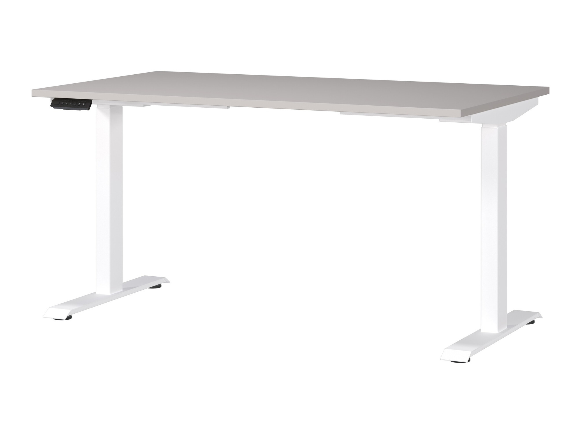 Escritorio de altura regulable Sacramento 415 (Gris + Blanco)