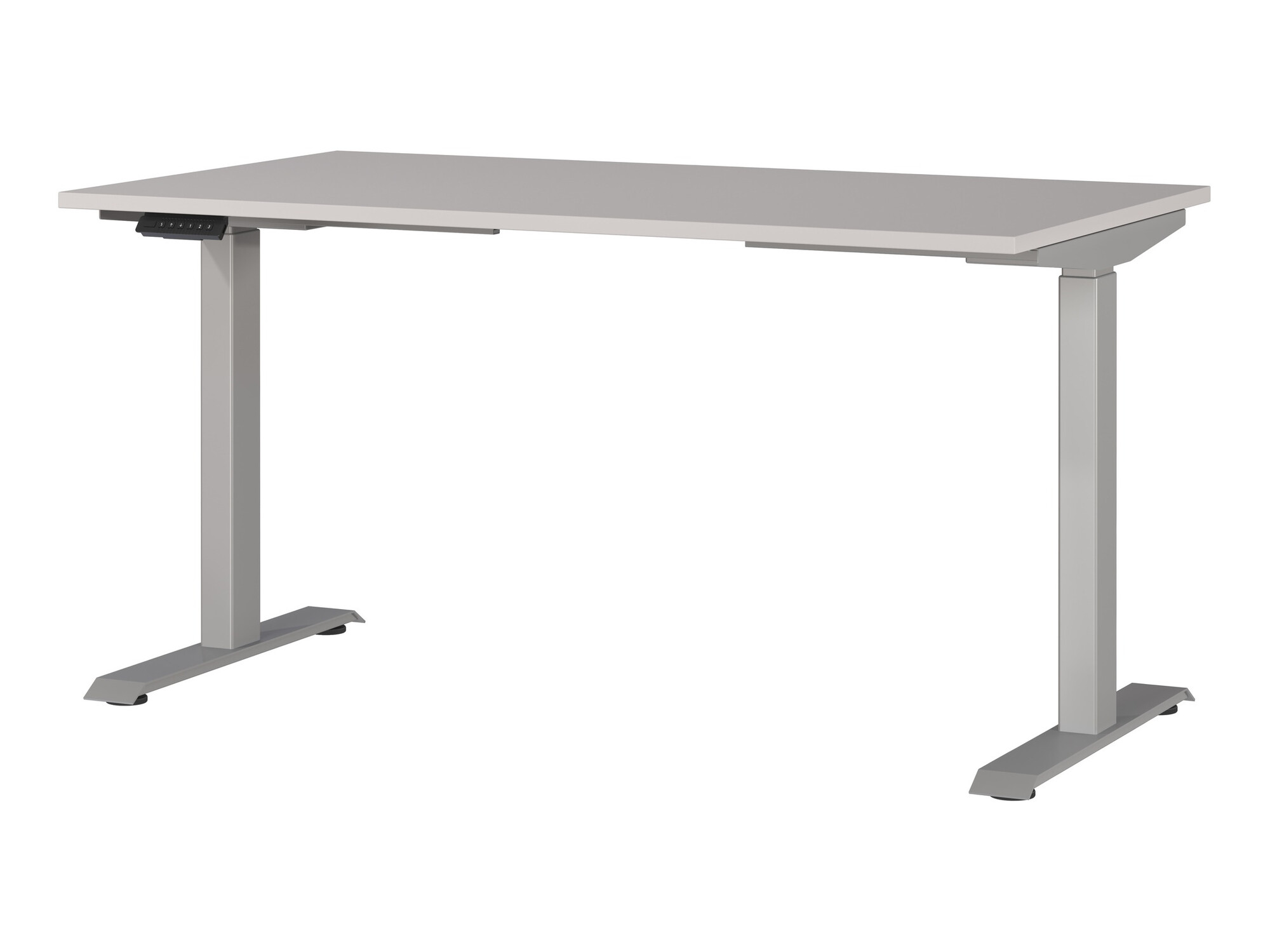 Escritorio de altura regulable Sacramento 415 (Gris + Plata)