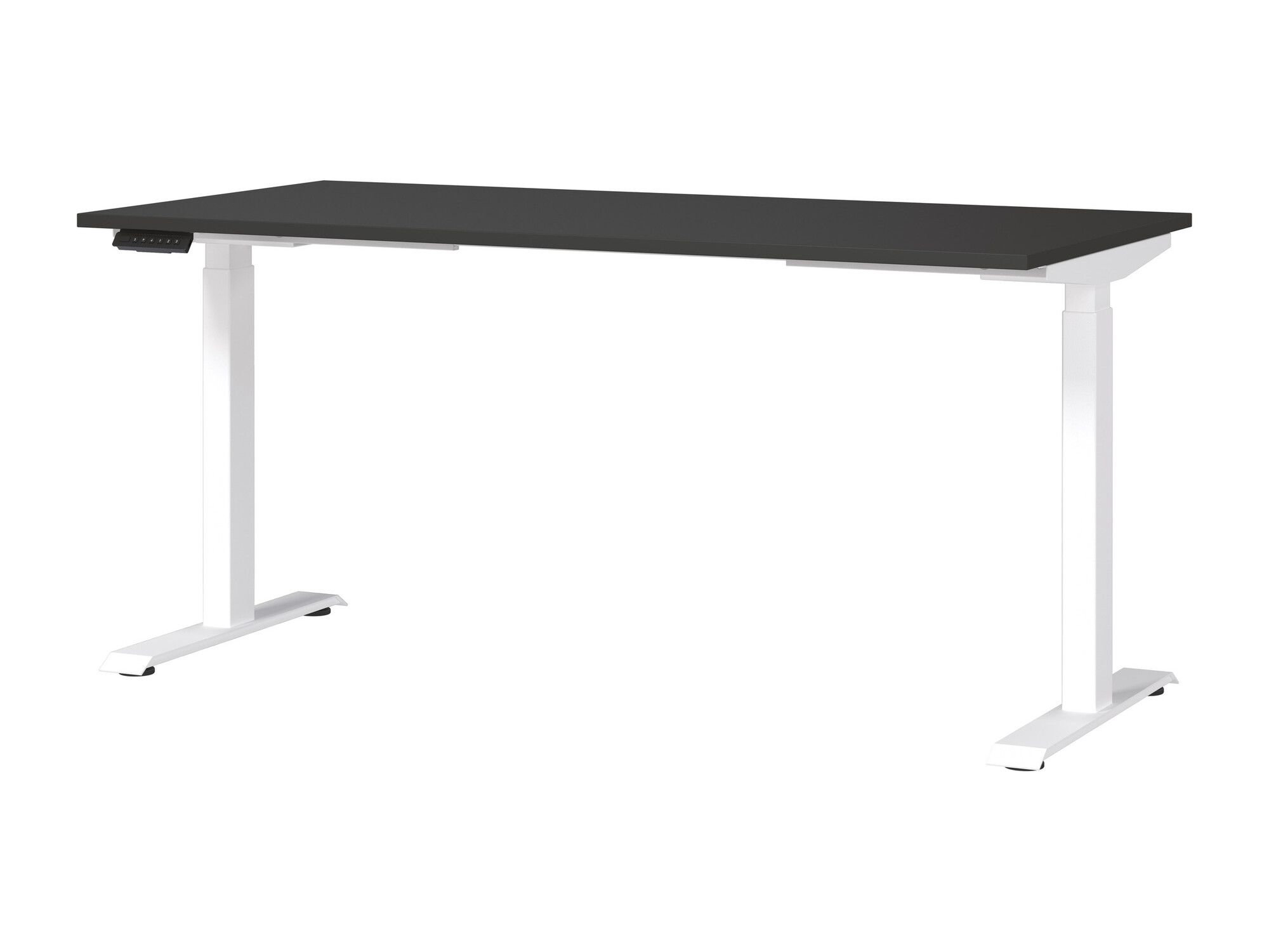 Escritorio de altura regulable Sacramento 416 (Grafito + Blanco)