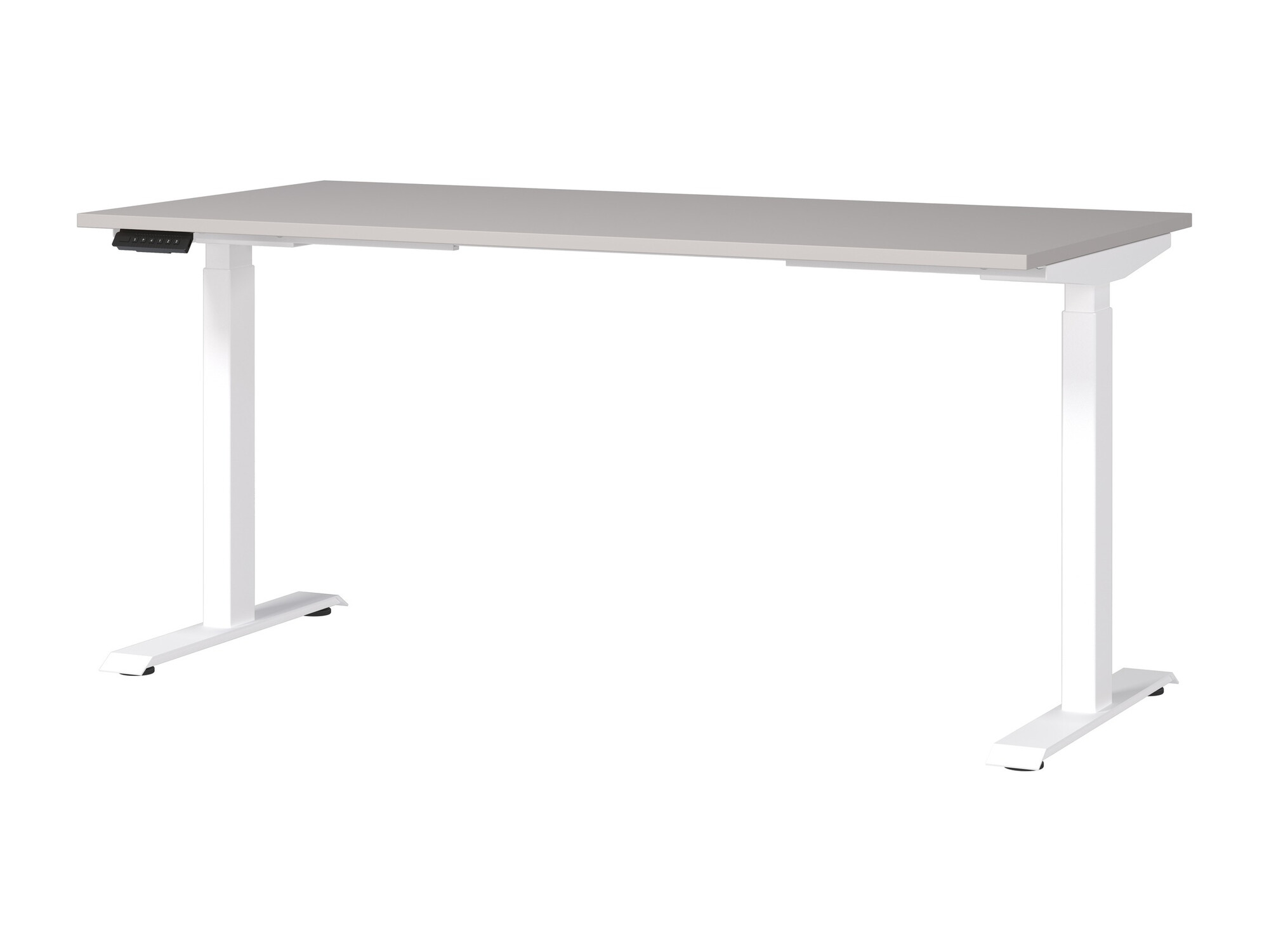 Escritorio de altura regulable Sacramento 416 (Gris + Blanco)