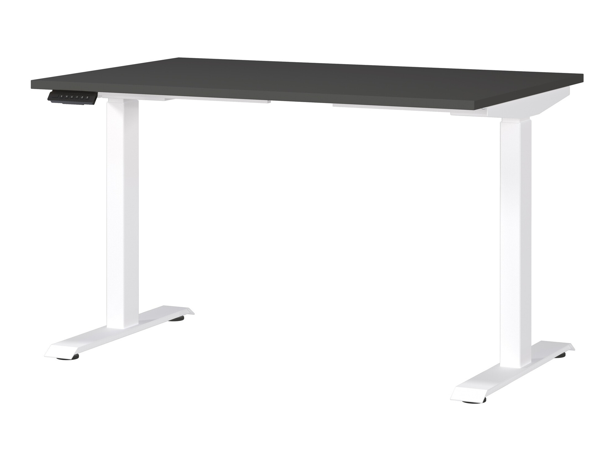 Escritorio de altura regulable Sacramento 417 (Grafito + Blanco)