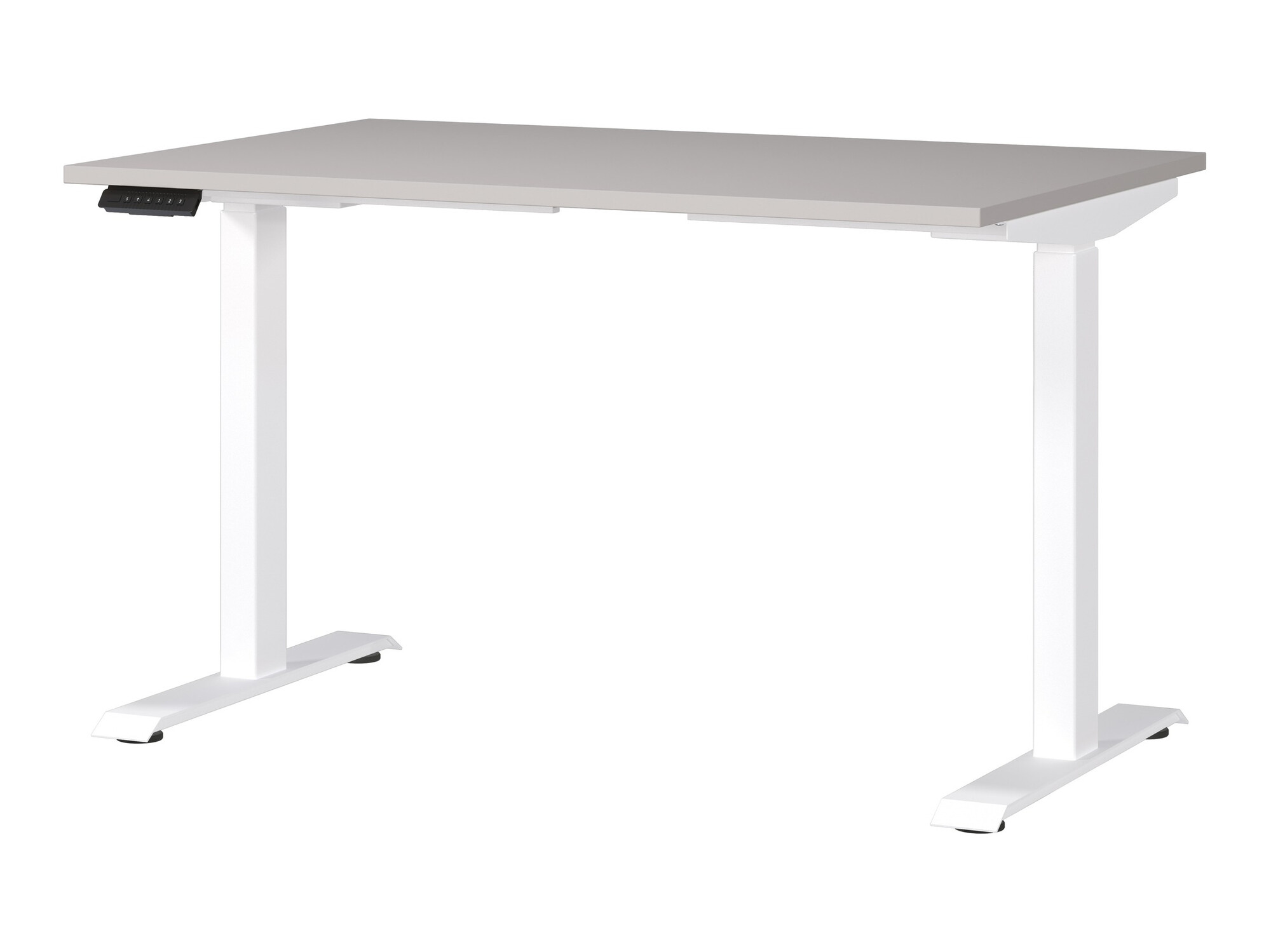 Escritorio de altura regulable Sacramento 417 (Gris + Blanco)