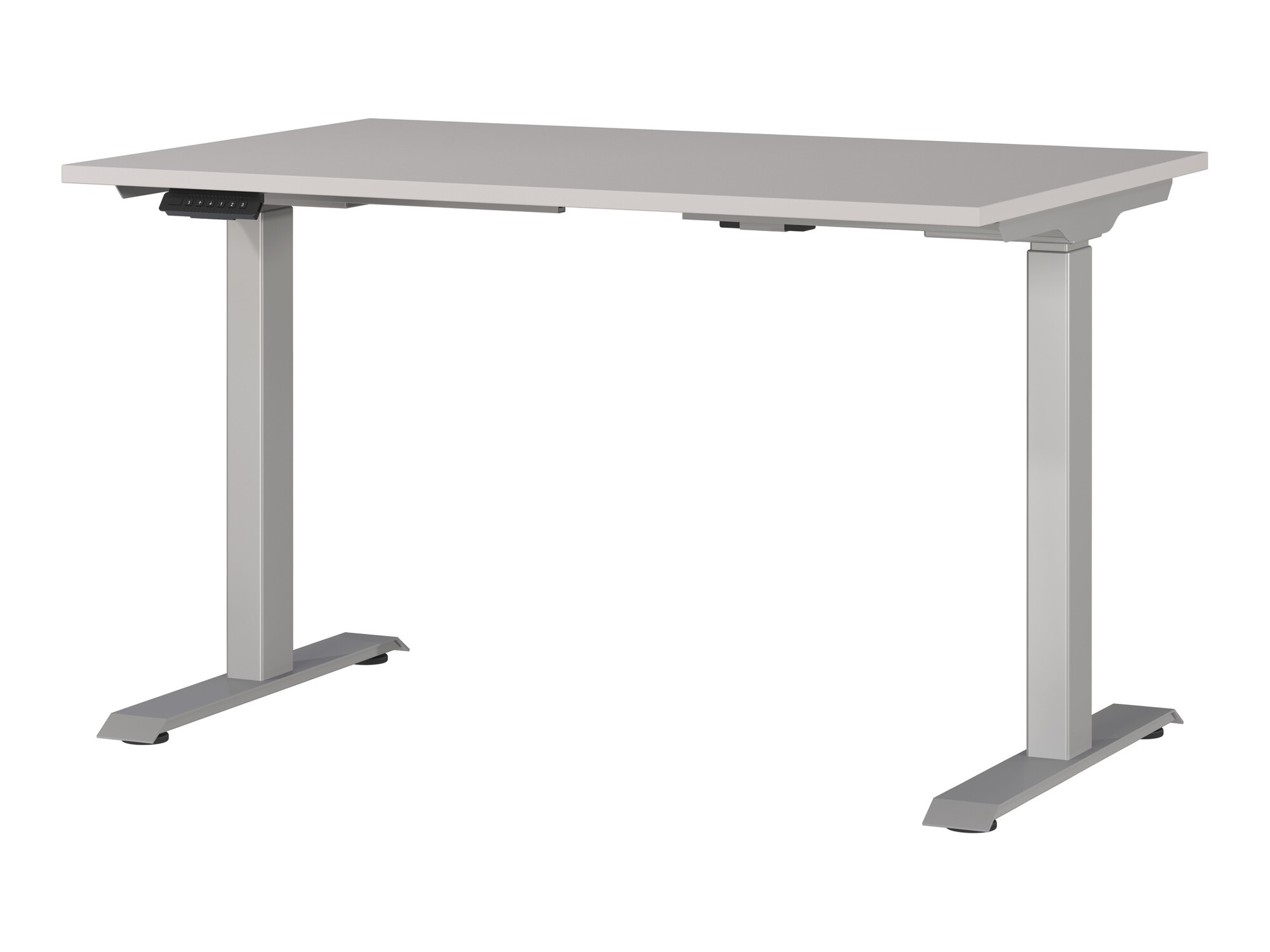 Escritorio de altura regulable Sacramento 417 (Gris + Plata)