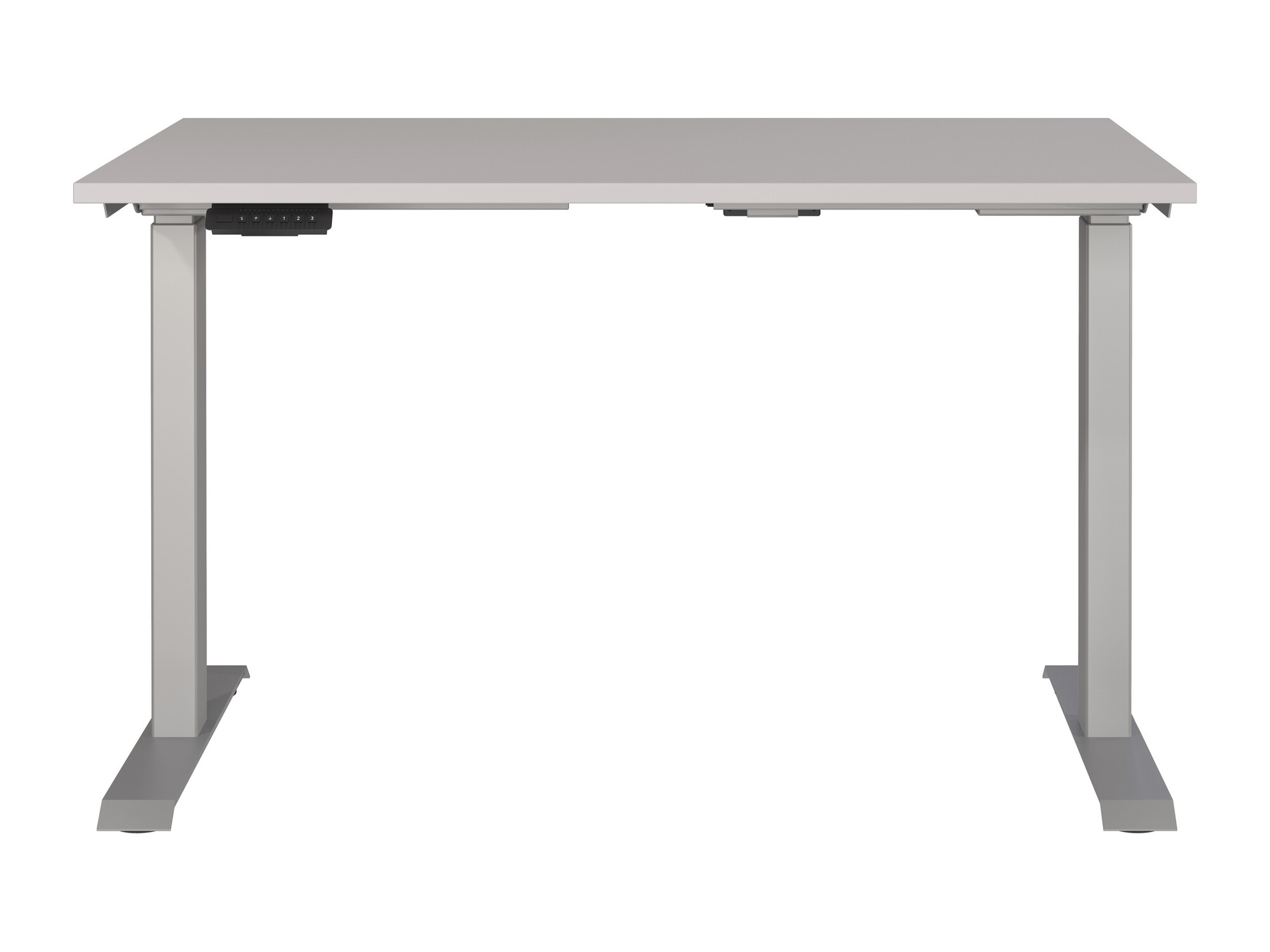 Escritorio de altura regulable Sacramento 417 (Gris + Plata)